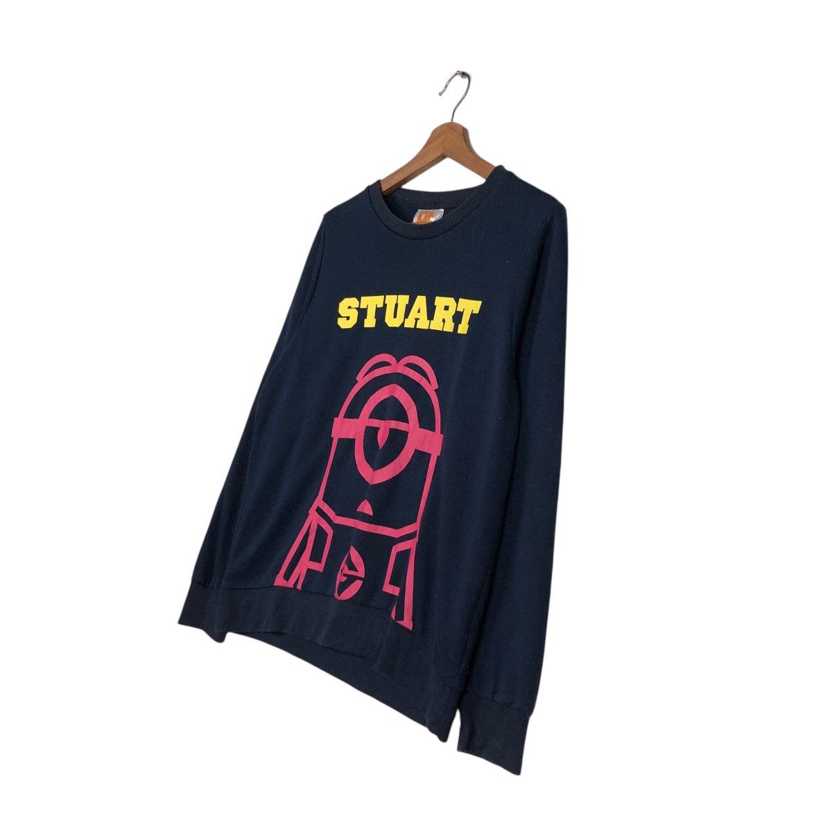 Cartoon Network × Japanese Brand 📌Despicable Minion Made Stuart Sweatshirt Big Logo Size US L / EU 52-54 / 3 - 3 Thumbnail