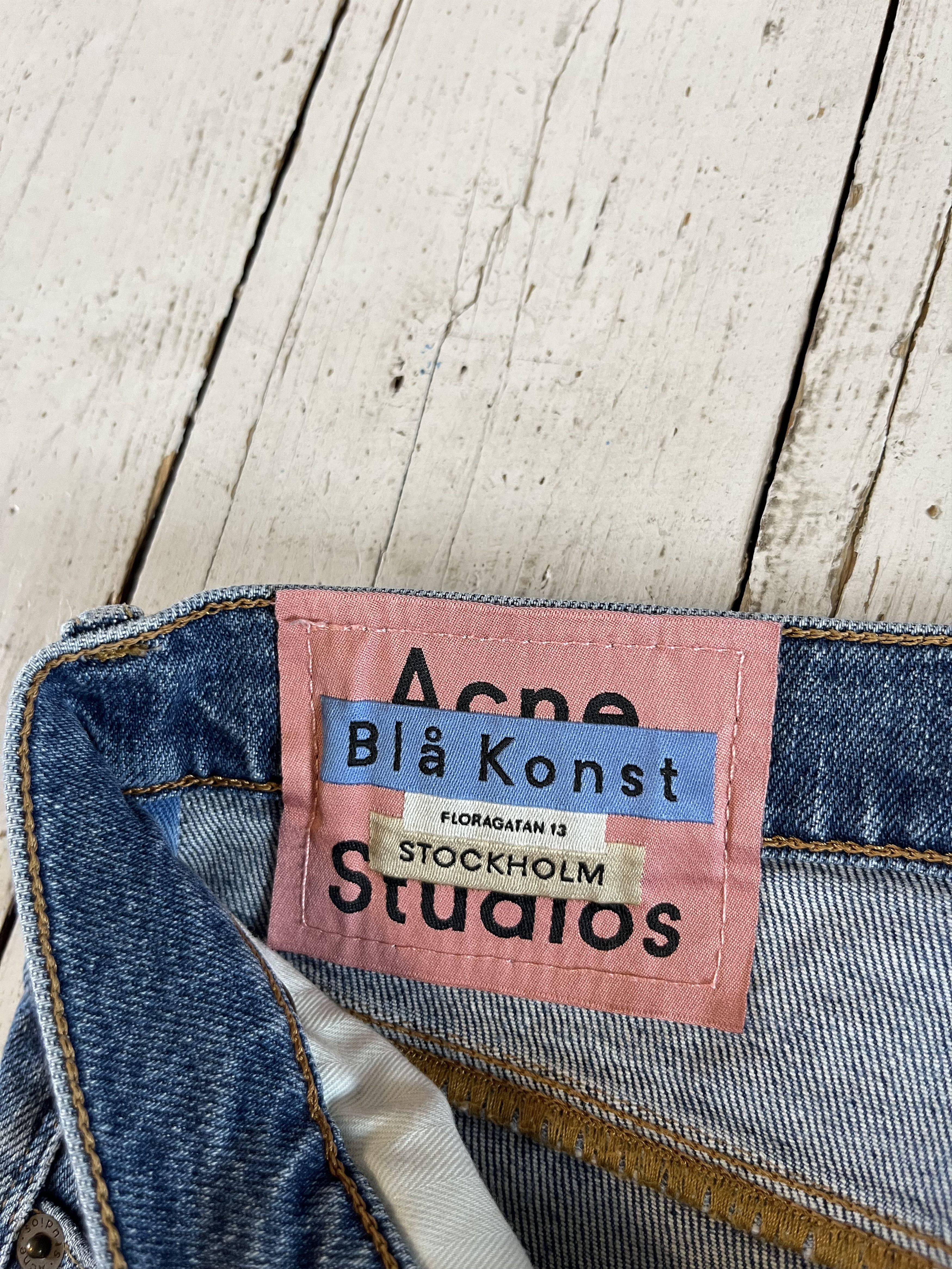 Acne Studios × Designer Acne Studios Bla Konst Max Mid Blue PSS18 Size 34" / US 12 / IT 48 - 5 Thumbnail