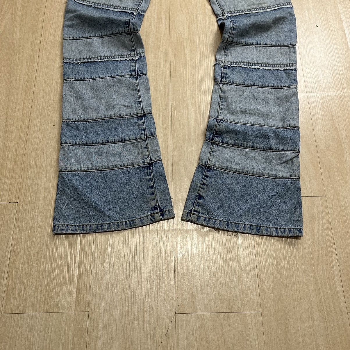 If Six Was Nine Haggi Style Jambage Flared Denim Pants Size US 28 / EU 44 - 4 Thumbnail
