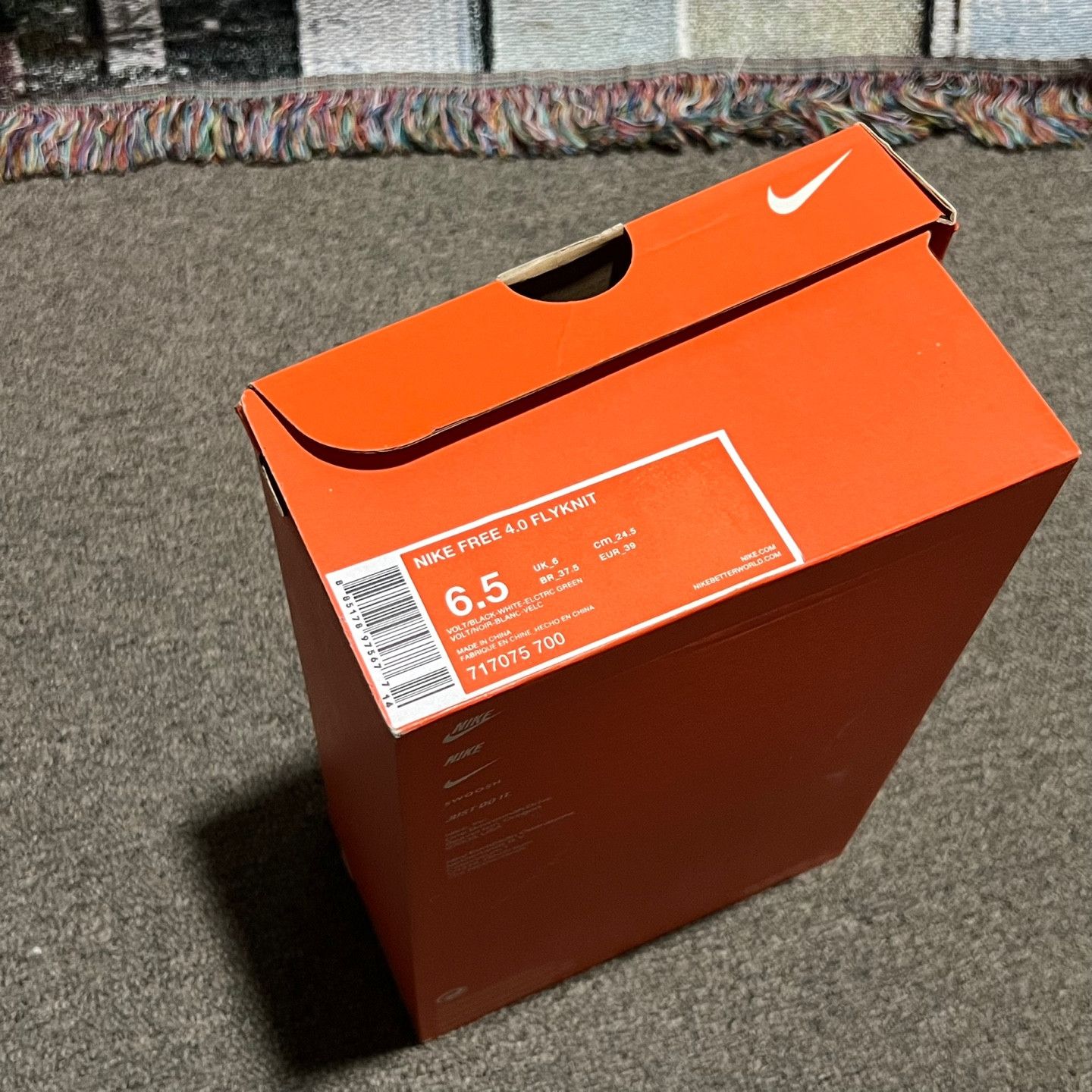 Nike Nike Free 4.0 Flyknit Green 6.5 Size US 6.5 / IT 36.5 - 8 Thumbnail