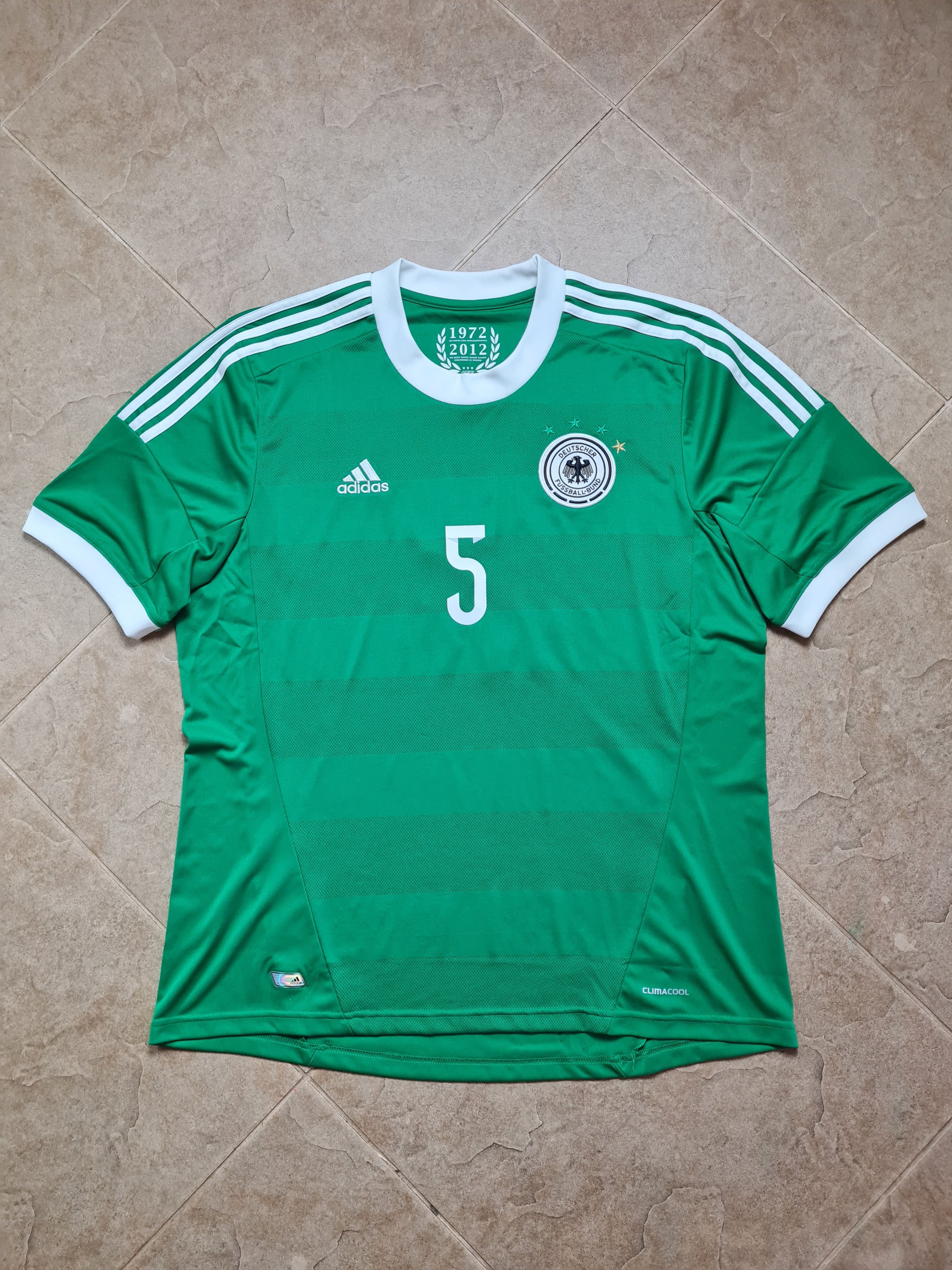 Adidas Adidas Germany Deutschland #5 Hummels MINT football Shirt Size US XL / EU 56 / 4 - 8 Thumbnail
