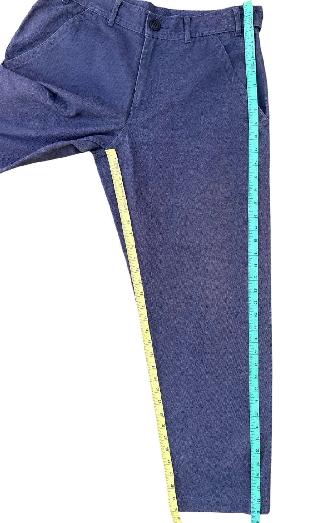 Comme des Garcons Homme × Comme des Garcons Homme Plus Vintage 2007 CDGHP Evergreen Sun Fade Navy Baggy Work Pant Size US 33 - 20 Thumbnail