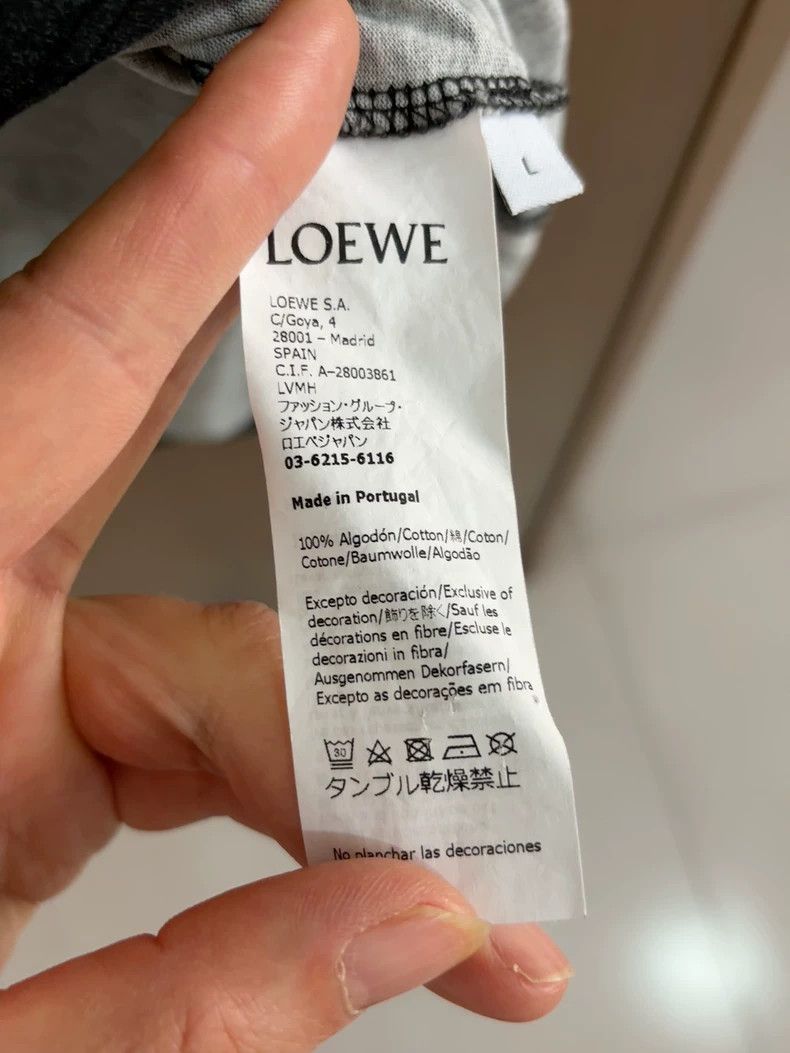 Loewe LOEWE Paula series parrot print black short sleeve T-shirt Size L / US 10 / IT 46 - 4 Thumbnail