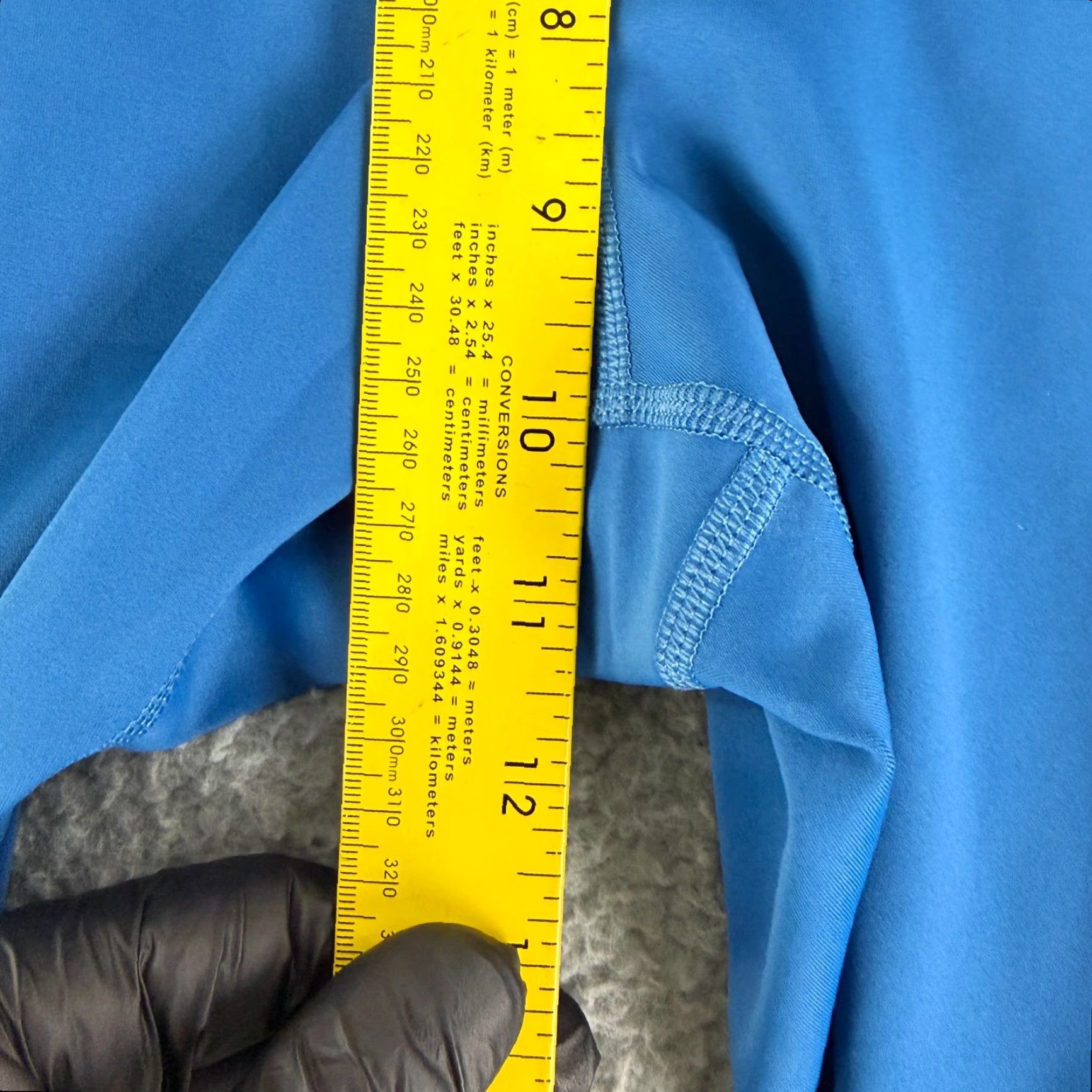 Brooks Brooks Method 3/4 Crop Leggings Womens Medium Blue Pull On Running Sports Gym Size 32" / US 10 / IT 46 - 5 Thumbnail