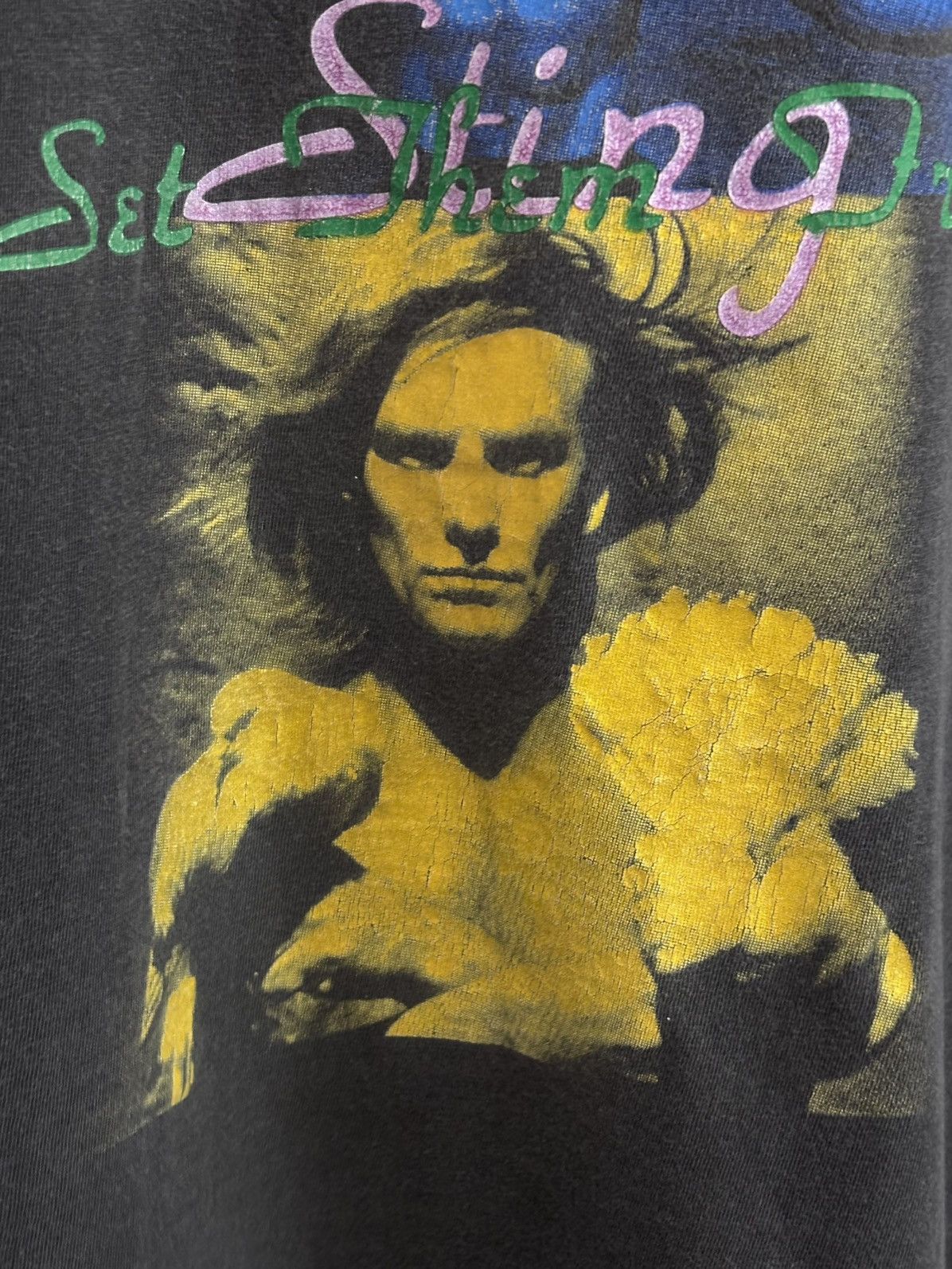 Band Tees Vintage early 1990s Sting “Set Them Free” T-Shirt L Size US L / EU 52-54 / 3 - 4 Thumbnail