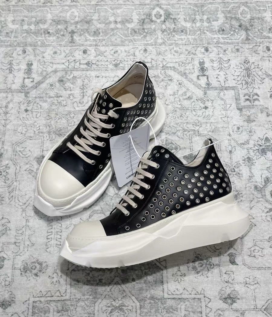 Rick Owens Rick Owens DRKSHDW platform tank bullet-hole sneakers Size US 8.5 / EU 41-42 - 4 Thumbnail