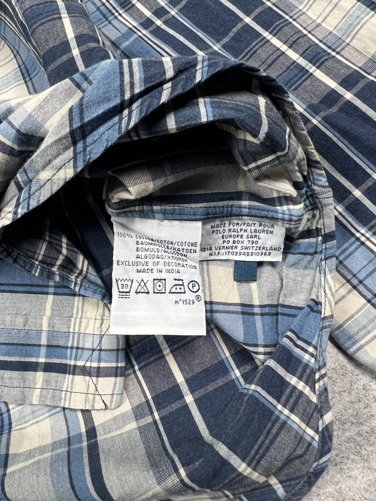Ralph Lauren Vintage Ralph Lauren Striped Button Up Distressed Y2K Shirt Size US M / EU 48-50 / 2 - 6 Thumbnail