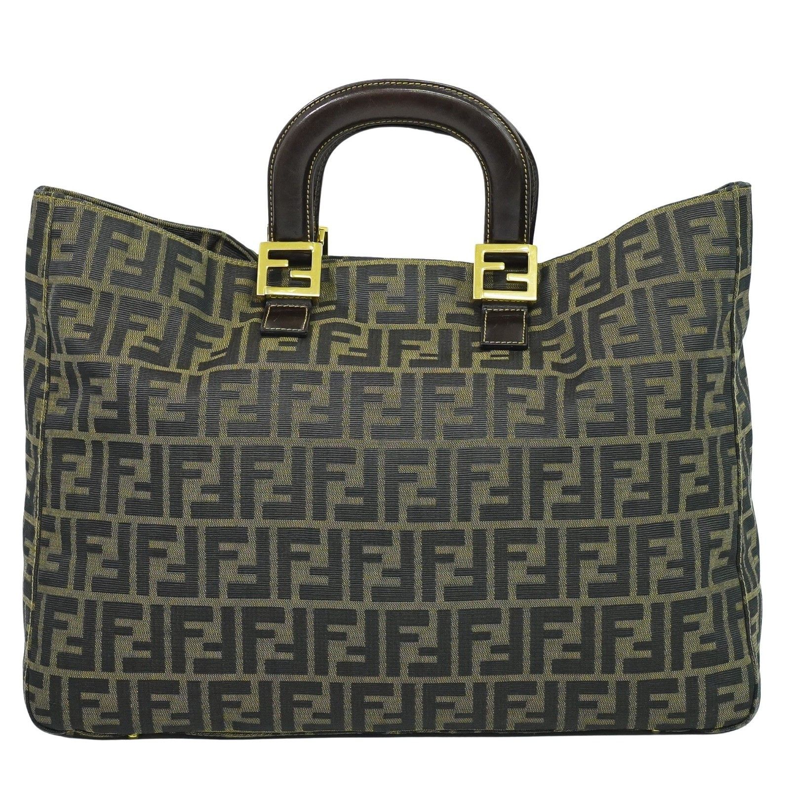 Fendi Fendi Vintage Zucca Handbag Zucca Size ONE SIZE - 1 Thumbnail