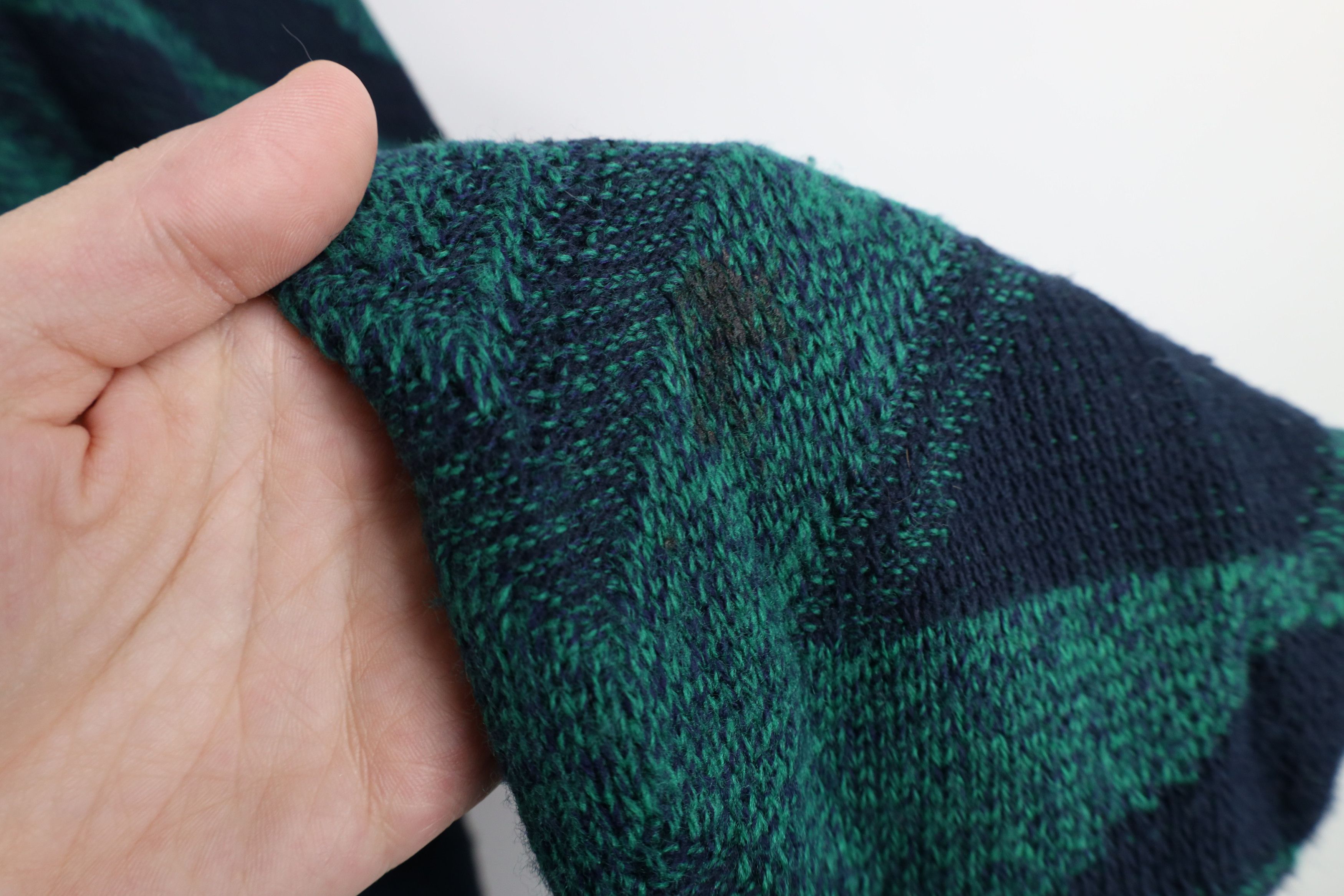 Vintage Vintage 90s Streetwear Geometric Knit Grandpa Sweater USA Size US XXL / EU 58 / 5 - 5 Thumbnail