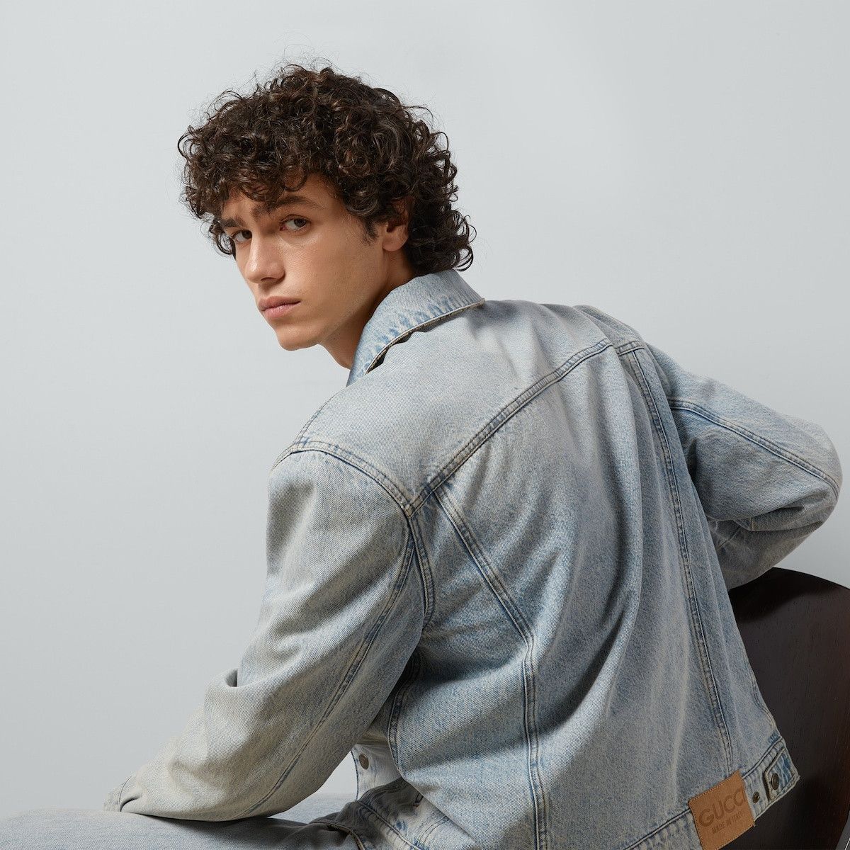 Gucci o1loc1c1225 771818 Reversible Denim Jacket in Light Blue Size US XXL / EU 58 / 5 - 7 Thumbnail