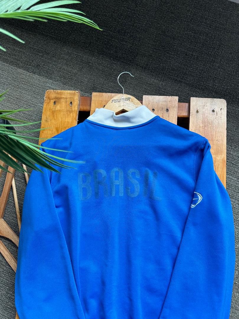 Nike VINTAGE NIKE BRAZIL TRACKTOP Size US L / EU 52-54 / 3 - 4 Thumbnail