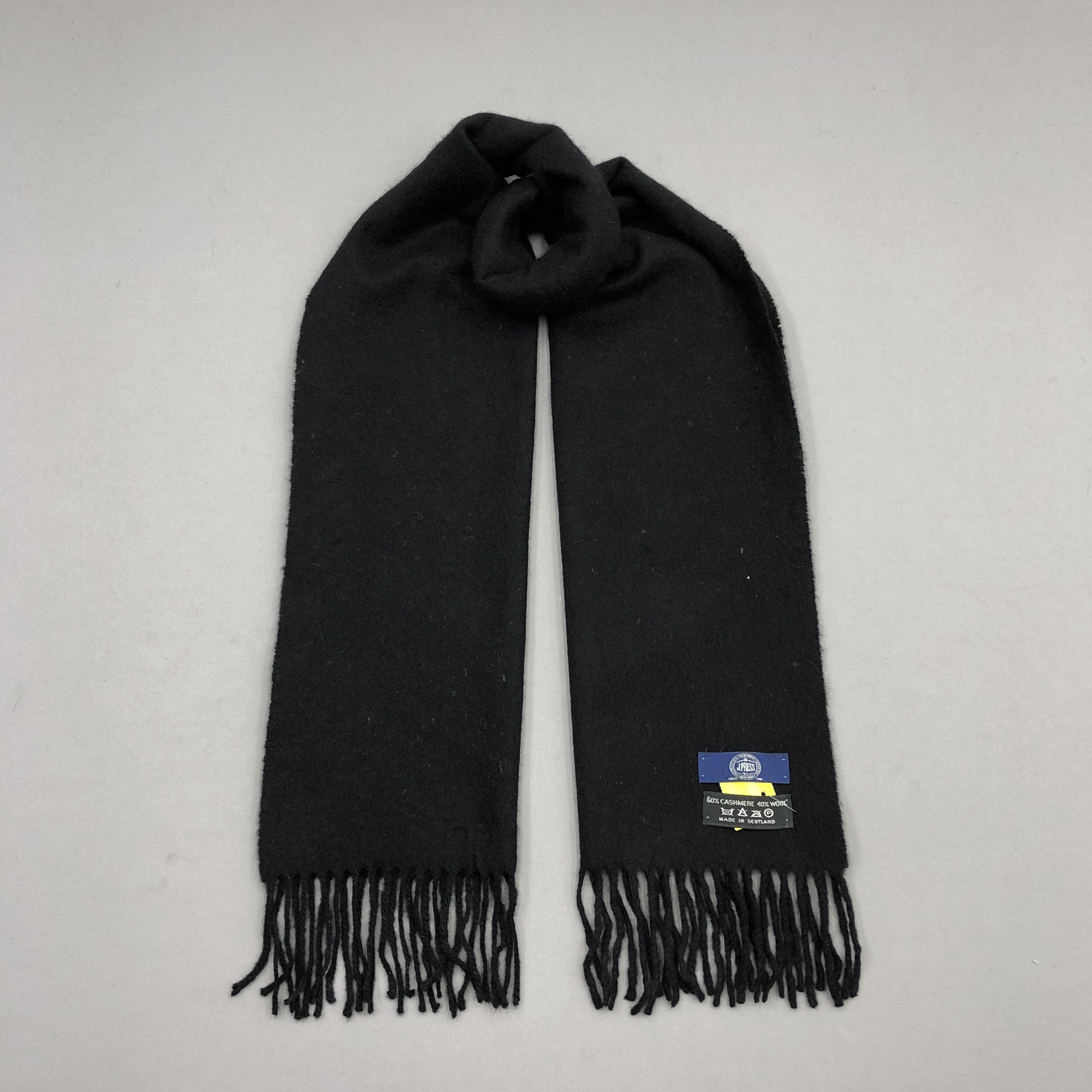 J. Press × Vintage Vintage 90s J Press Scarf Muffler Wool Cashmere Scarves Size ONE SIZE - 1 Thumbnail