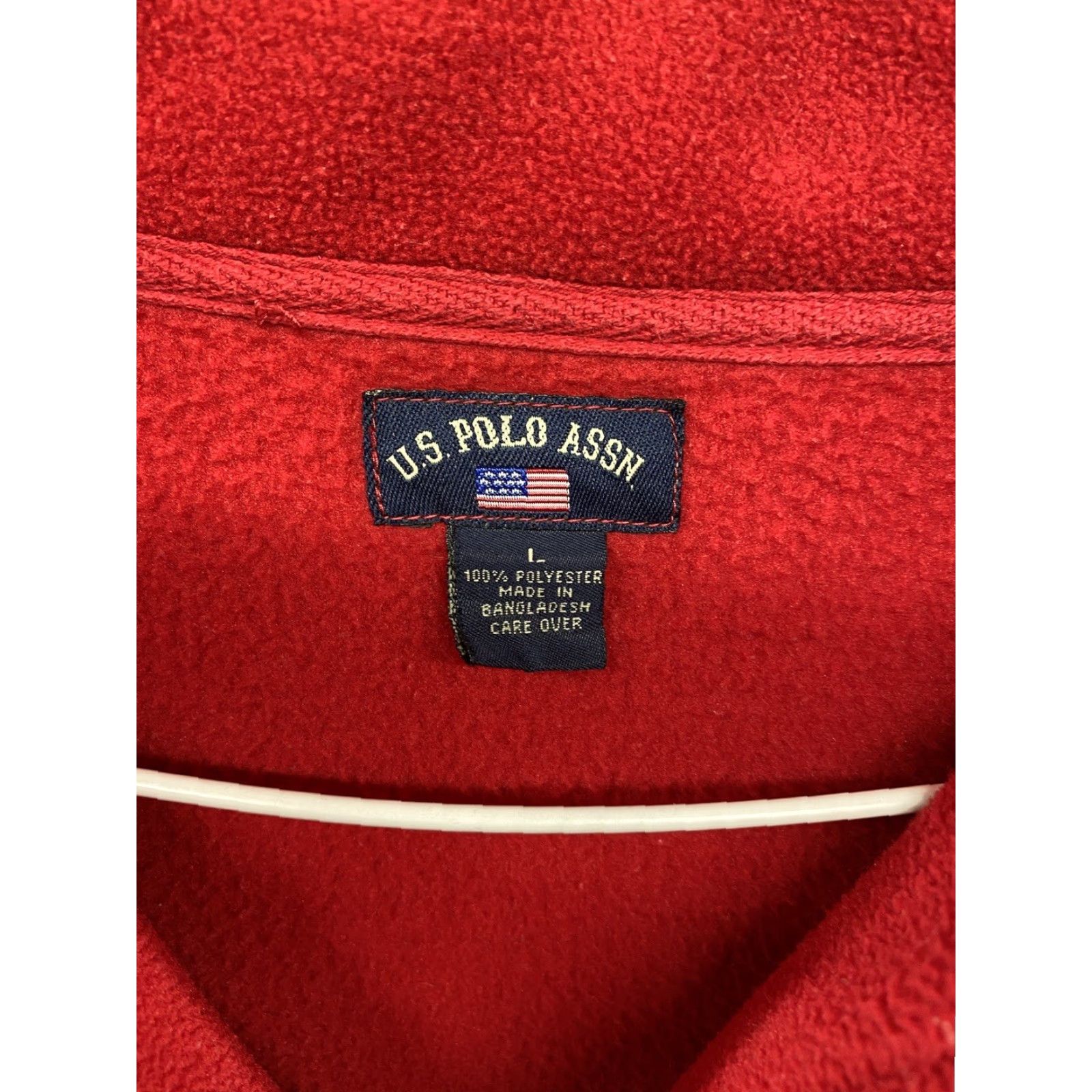 U.S. Polo Assn. U.S. Polo Assn. Mens 1/4 Zip Long Sleeve Pullover Fleece Size L Multicolor Logo Sweatshirt 90s Style Mens Size US L / EU 52-54 / 3 - 3 Thumbnail