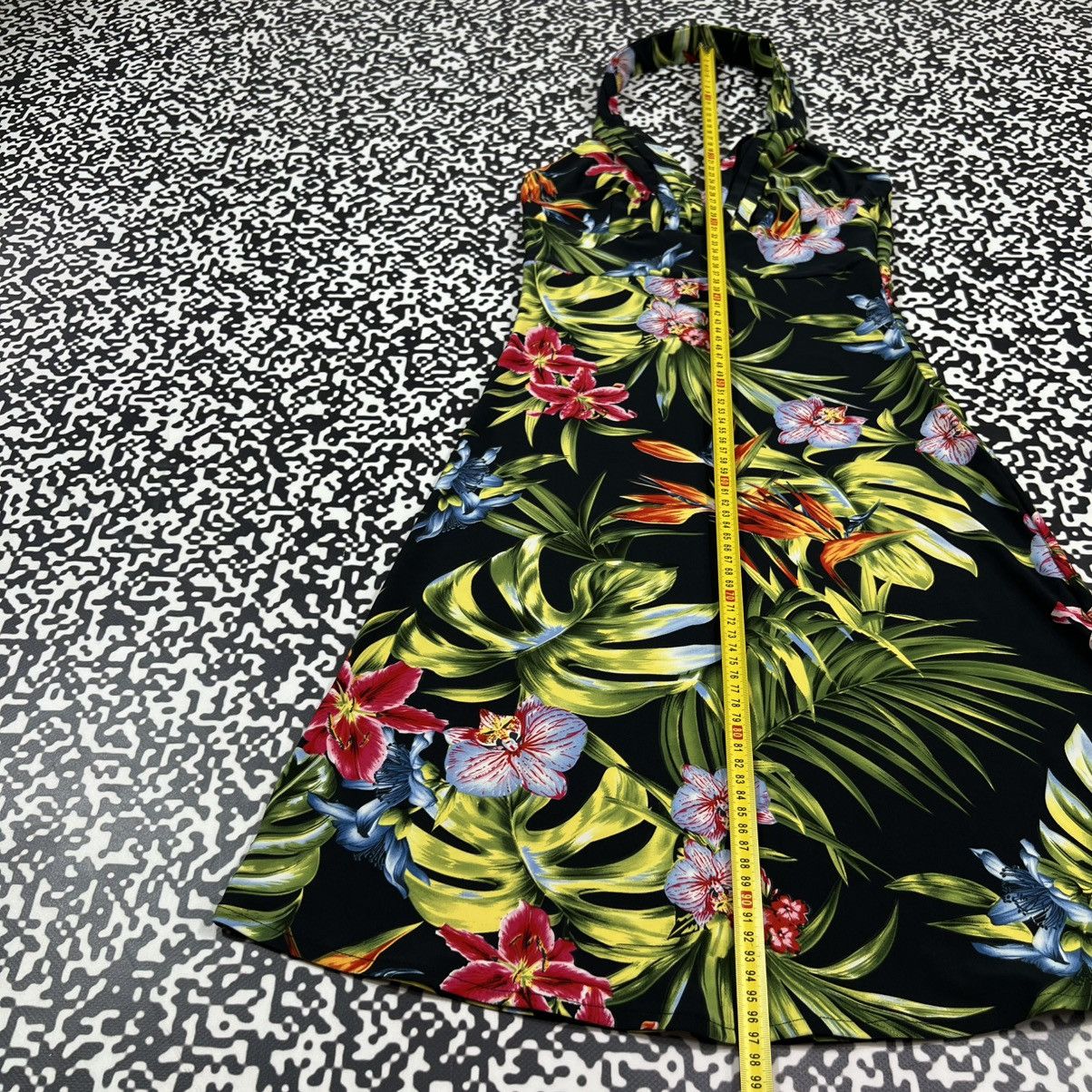 Dolce & Gabbana Vintage 00s Dolce Gabbana Summer Floral Y2K Style Midi Dress Size S / US 4 / IT 40 - 17 Thumbnail