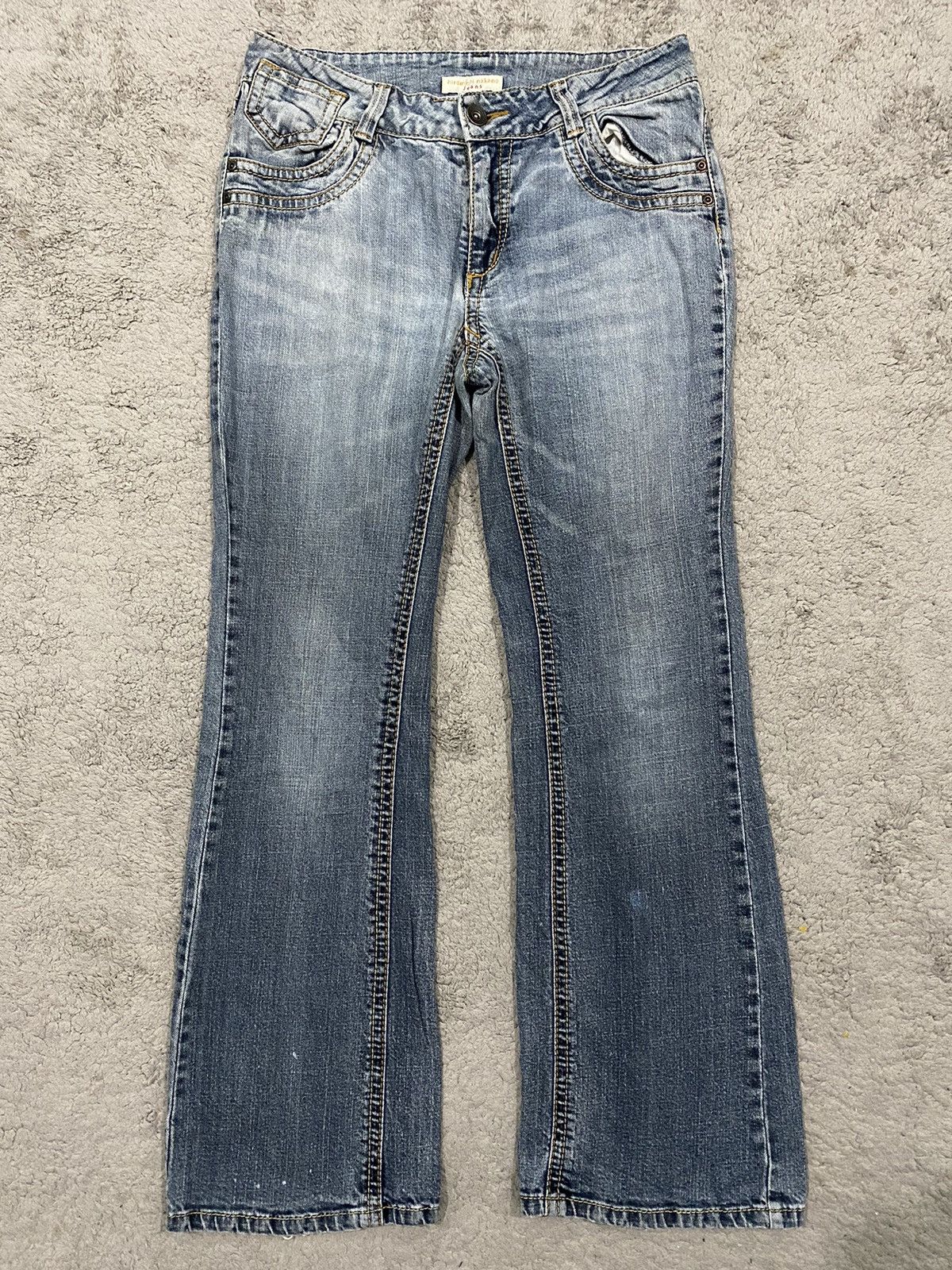 Japanese Brand Hiromichi Nakano Flared Jeans Denim Size US 30 / EU 46 - 8 Thumbnail