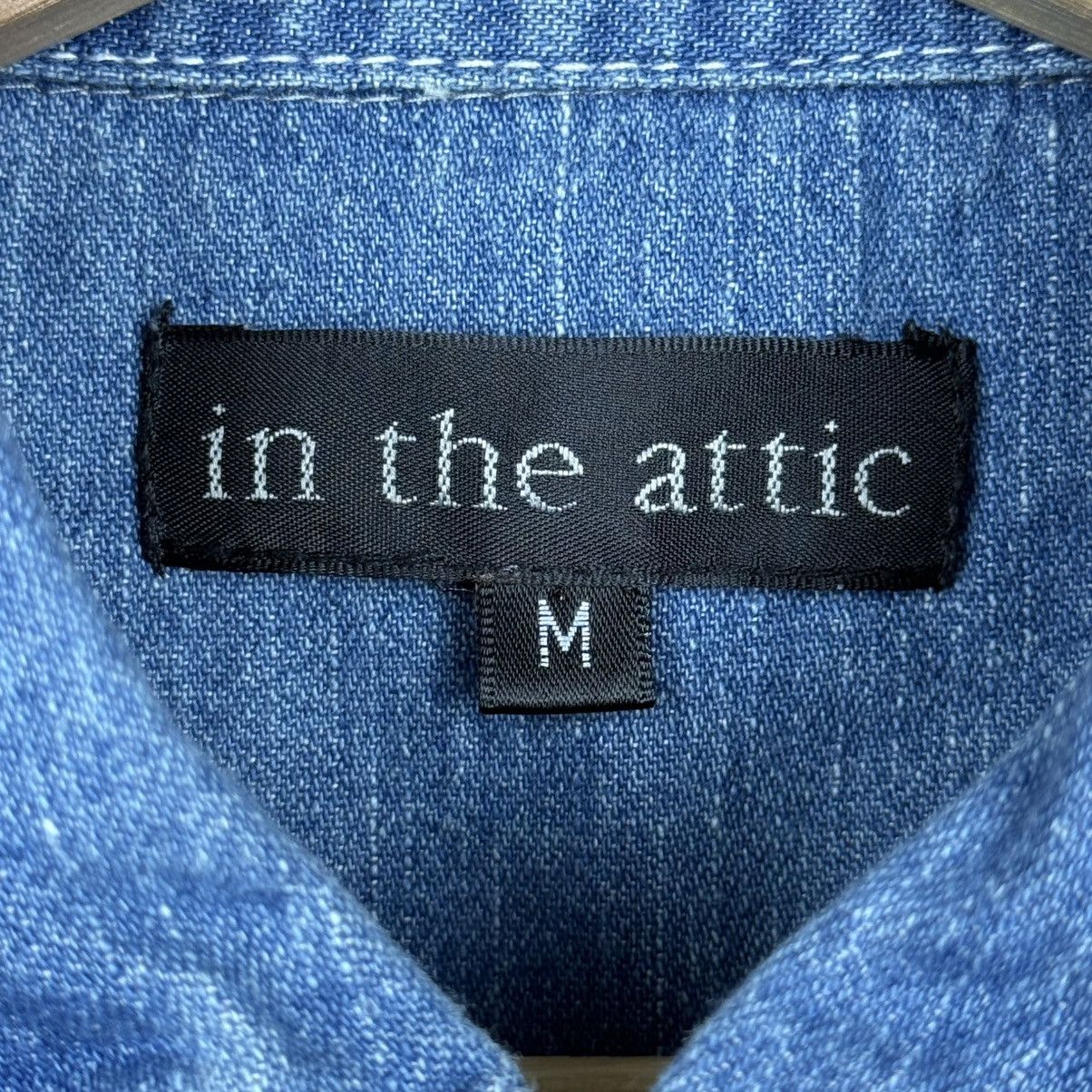 In The Attic In The Attic Mudwash Denim Shirt Button Ups Size US M / EU 48-50 / 2 - 4 Thumbnail