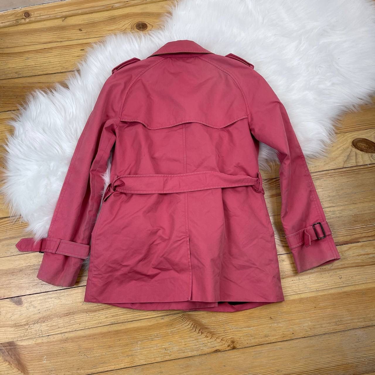 Coach Coach New York Women’s Pink Trench Coat XS Belted Size XS / US 0-2 / IT 36-38 - 6 Thumbnail