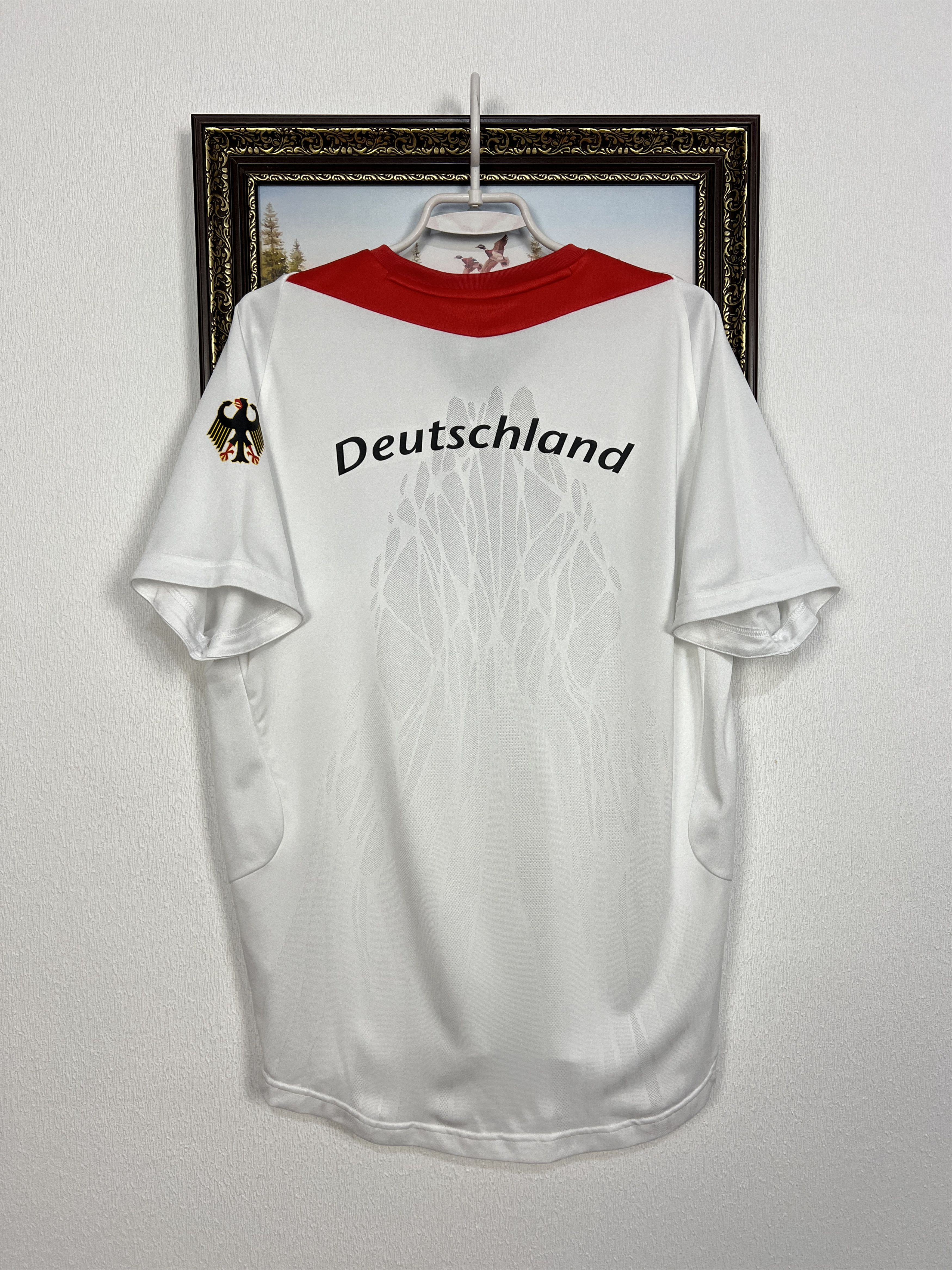 Adidas Vintage Germany Deutschland Olympic Shirt Jersey Trikot Size US L / EU 52-54 / 3 - 8 Thumbnail