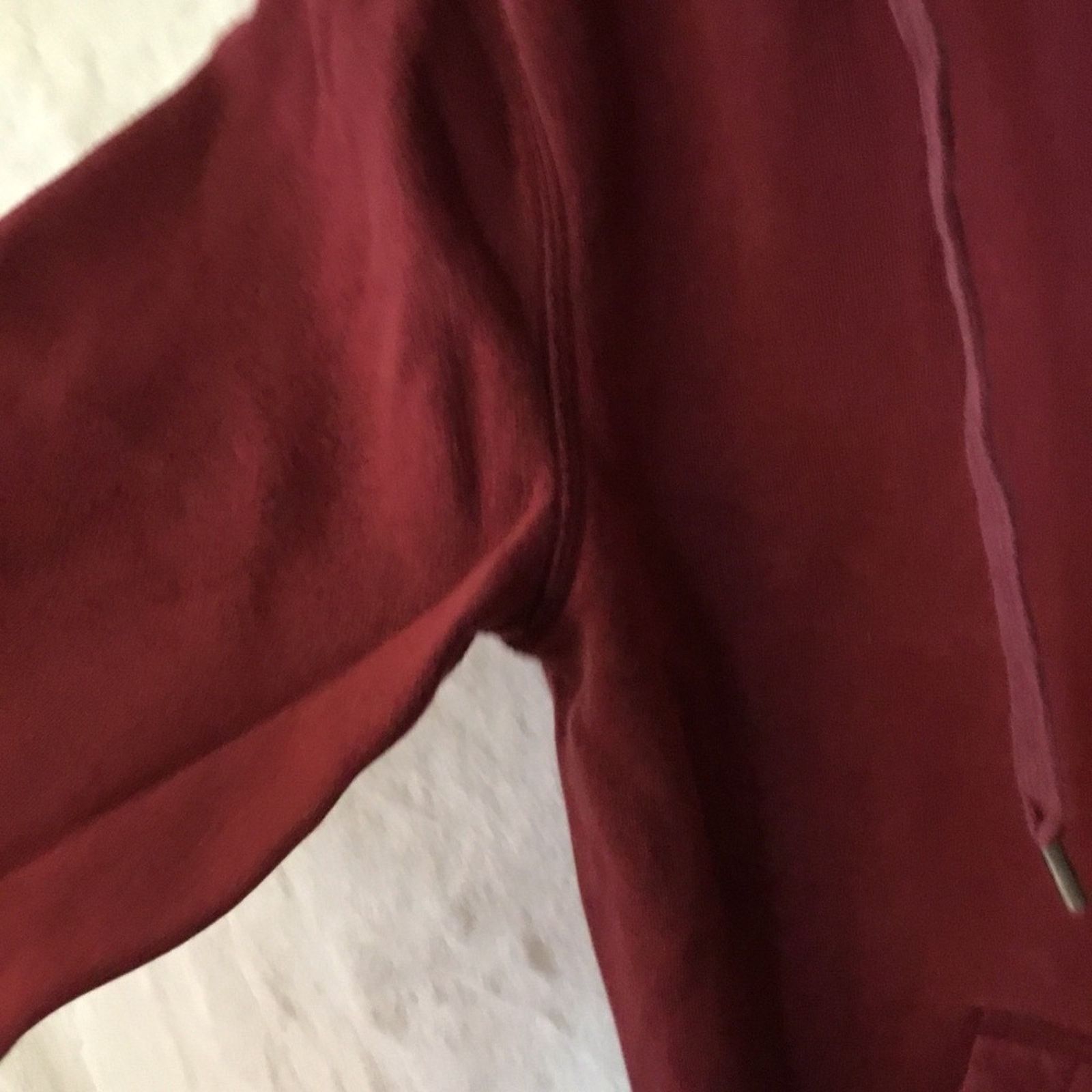 H&M H&M Burgundy Zip-Up Hoodie Size S / US 4 / IT 40 - 6 Thumbnail