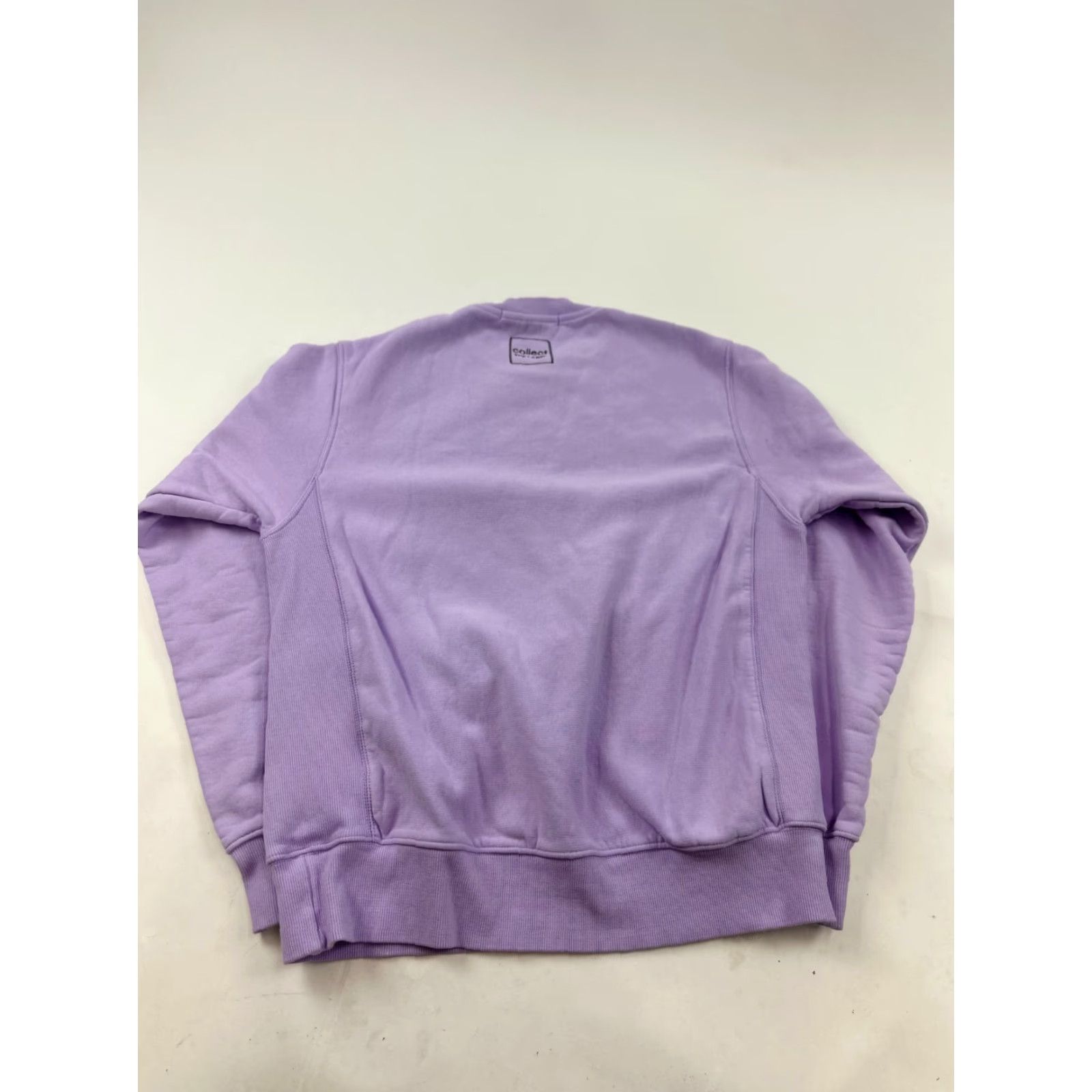 Vintage Collect The Label Sweatshirt Adult Medium Purple Graphic Print Pullover Crew Neck Cotton Fleece Mens Size US M / EU 48-50 / 2 - 2 Thumbnail