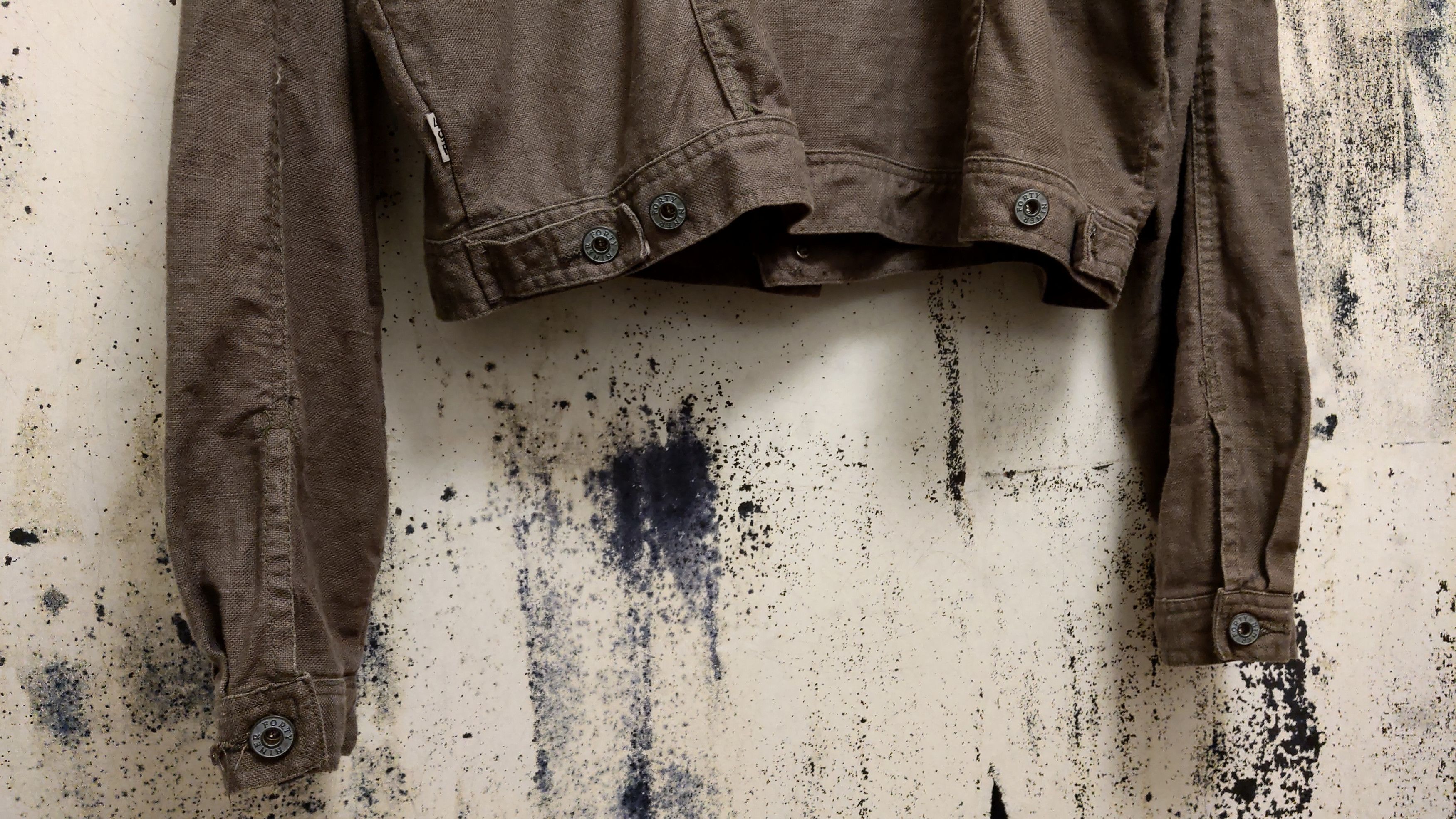 Vintage Vintage Linen Worker Jacket Industrial Raw y2k opium Size US XL / EU 56 / 4 - 2 Thumbnail