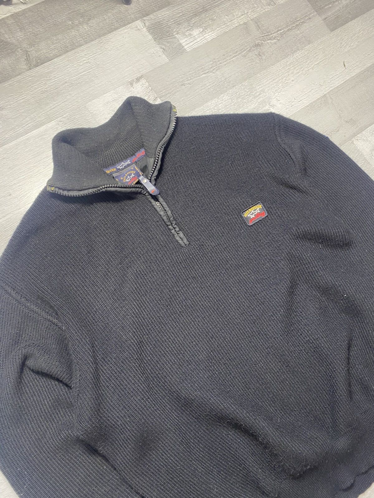 Paul & Shark Paul & Shark Half Zip Knit Sweater Black Size M Size US M / EU 48-50 / 2 - 3 Thumbnail