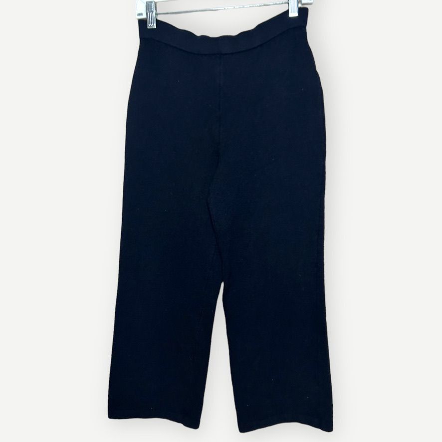 St. John Couture St. John Santana Knit Pants Cropped 4 Wool Blend Navy Blue S Size 27" / US 4 / IT 40 - 7 Thumbnail