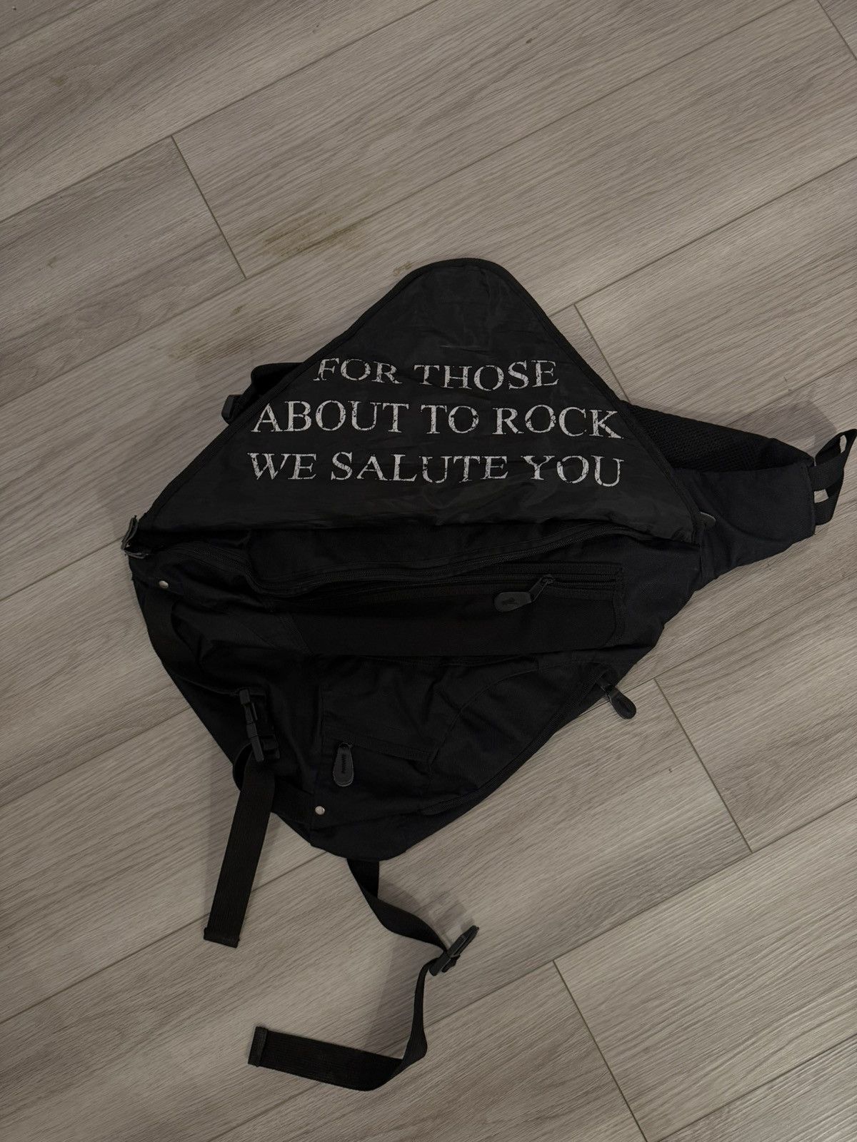 AC/DC Rare Vintage AC/DC black waist bag Size ONE SIZE - 3 Thumbnail