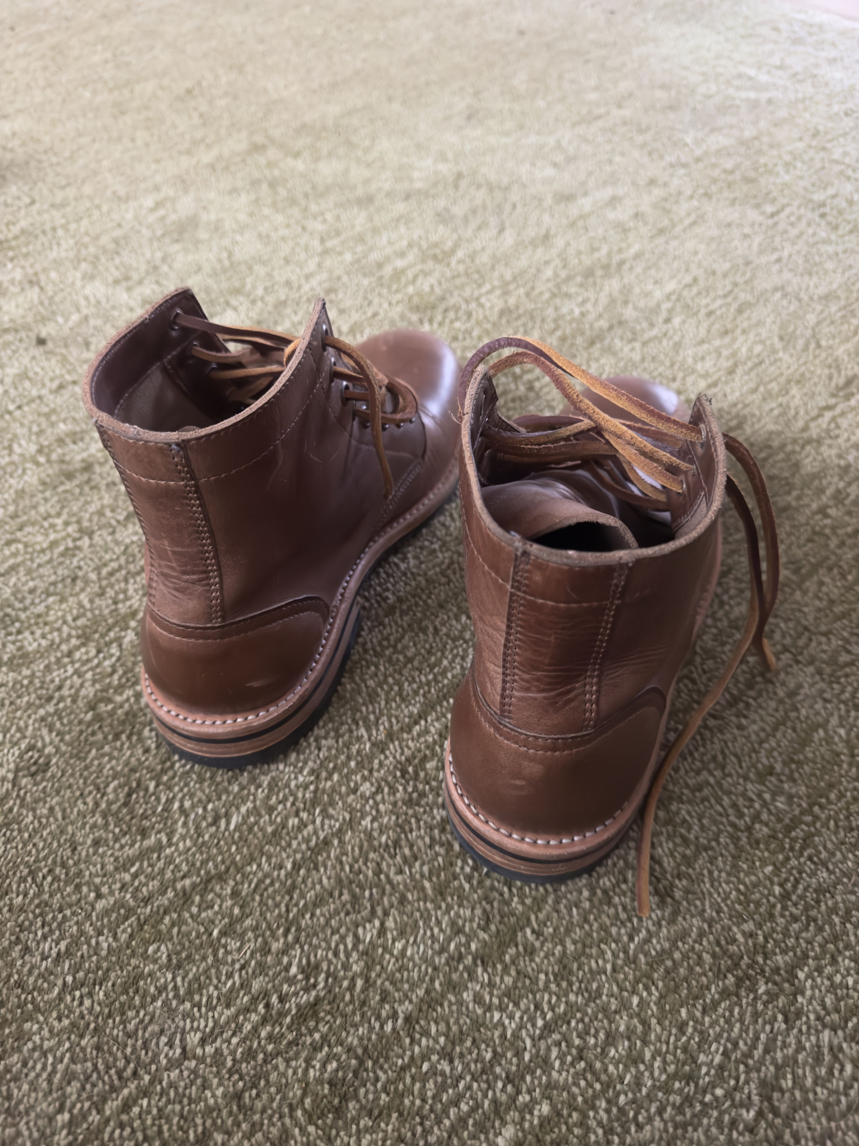 Oak Street Bootmakers Oak Street Trench Boot - Natural Chromexcel -Size 8 Size US 8 / EU 41 - 2 Thumbnail