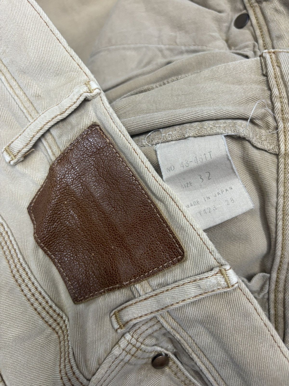 Hysteric Glamour SPELLBOUND FADED BROWN PAINTER PANTS Size US 31 - 10 Thumbnail