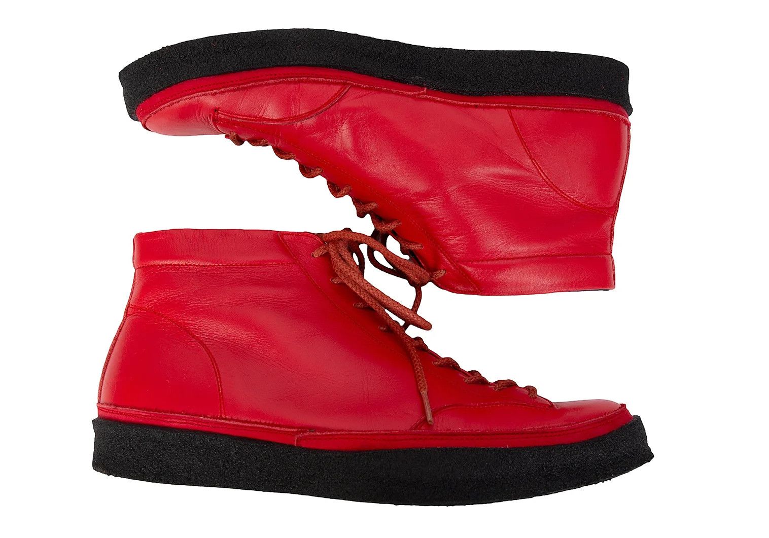 Yohji Yamamoto Yohji Yamamoto Crepe Sole Leather Sneakers Size US 9 / EU 42 - 3 Thumbnail