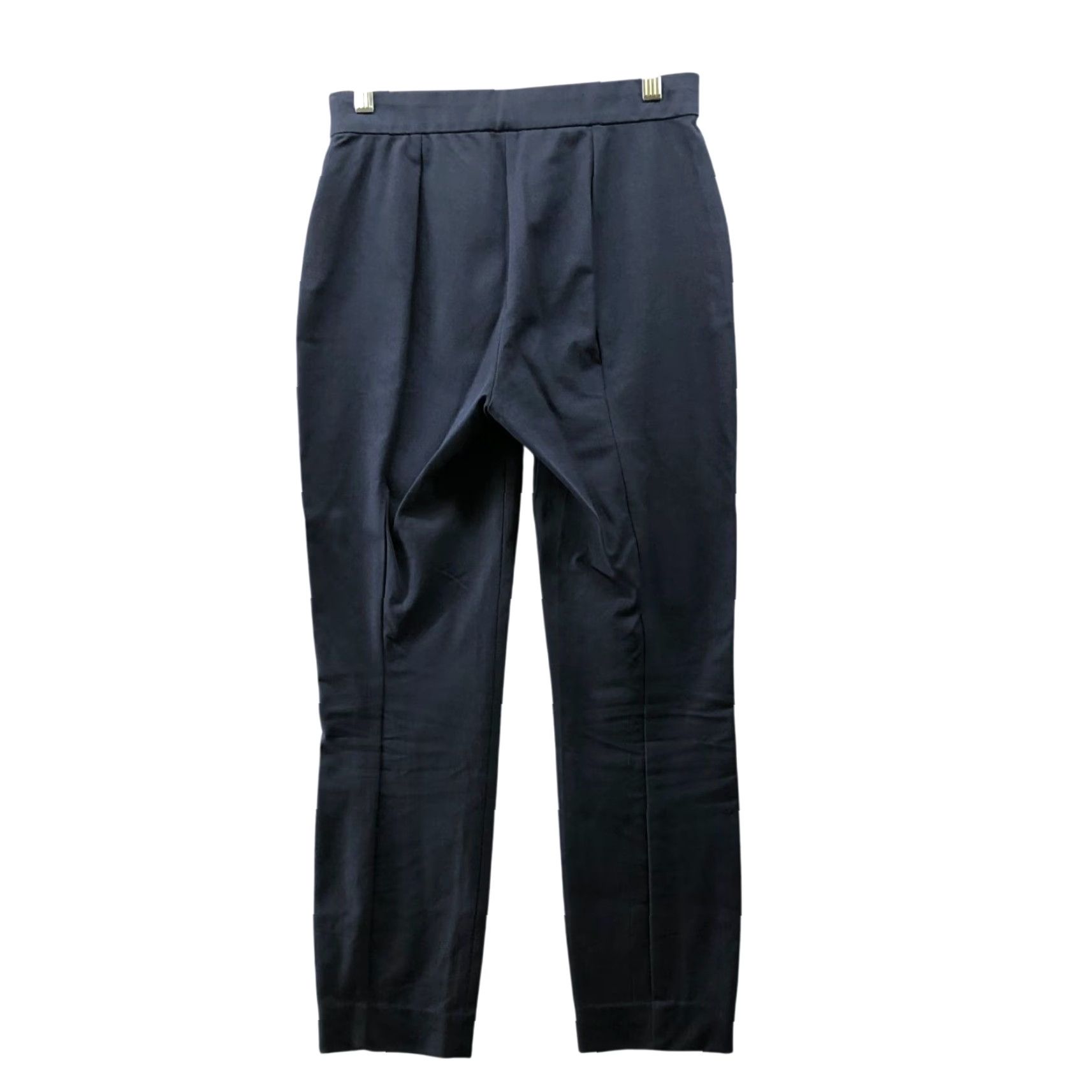 Everlane Everlane Side Zip Work Pants Womens 2 Navy Blue Stretch Cotton Slim Dress Pant Size 26" / US 2 / IT 38 - 2 Thumbnail