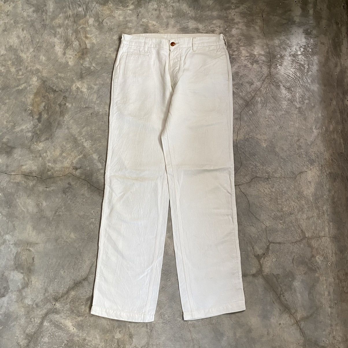 Vintage Sanca Buckle Back Fly Button Pants