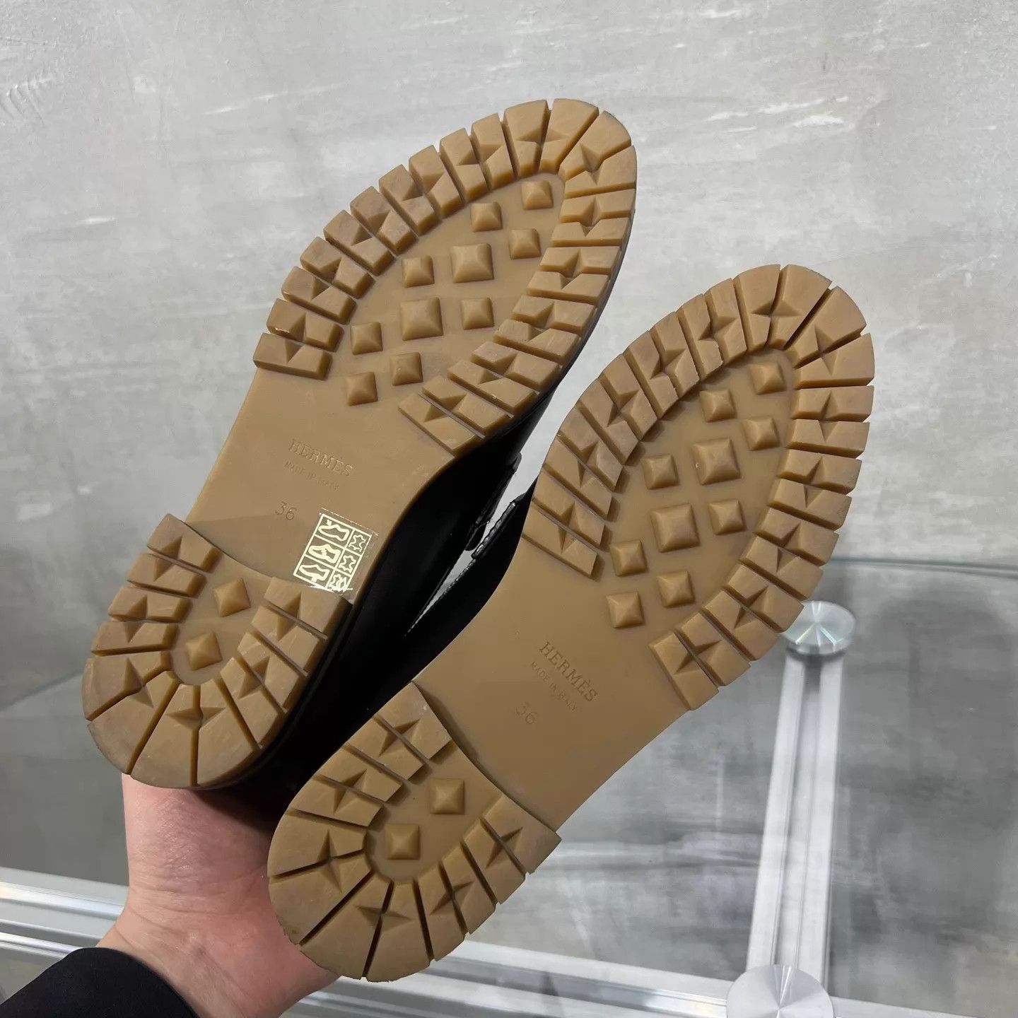 Hermes HERMES Foble Loafers 36 Size US 5.5 / IT 35.5 - 7 Thumbnail