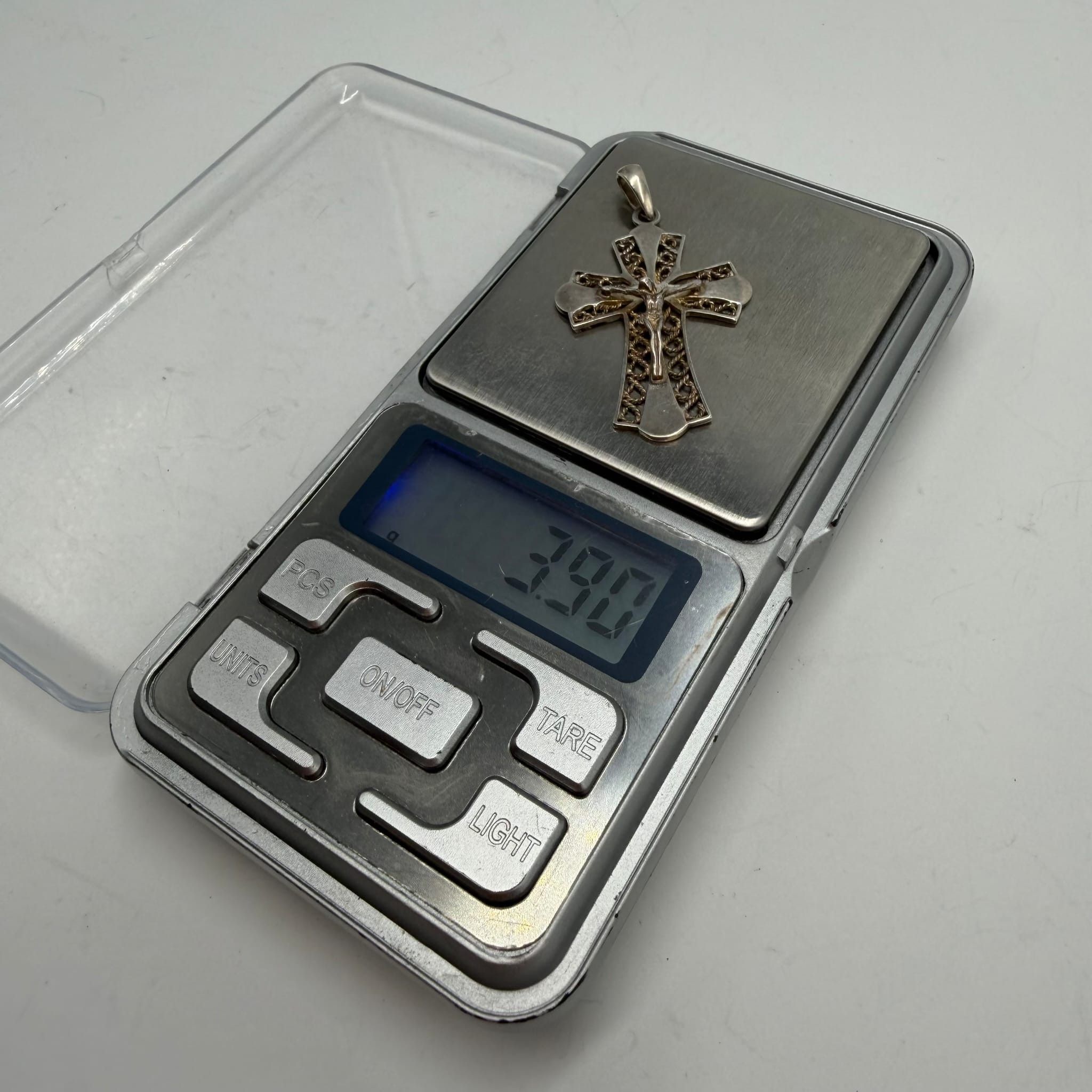 Vintage Vintage 925 Sterling Silver Orthodox Crucifix Cross Pendant Size ONE SIZE - 8 Thumbnail