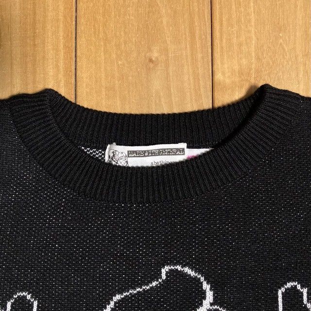 Bape × Kaws BAPE × KAWS WARM REGARDS logo knit sweater NIGO APE Size S / US 4 / IT 40 - 4 Thumbnail