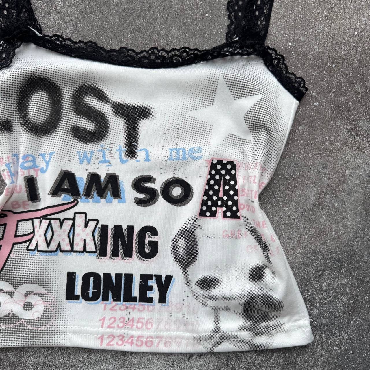 20471120 × Vintage Super Sexy Y2K Glamour Rave Opium Emo Vintage Crop Top Size S / US 4 / IT 40 - 4 Thumbnail
