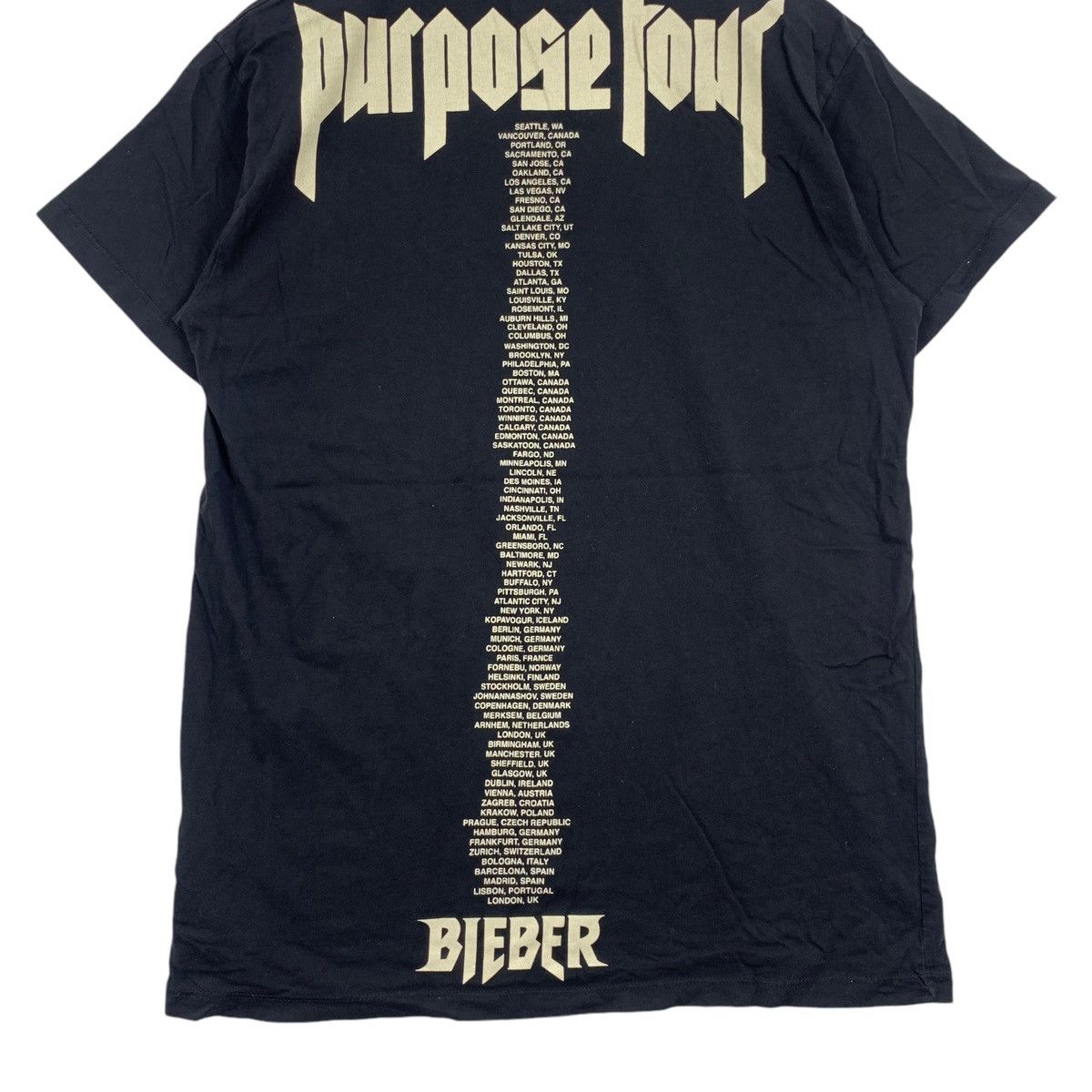 Justin Bieber JUSTIN BIEBER PURPOSE Tour Staff Merchandise Black Size US L / EU 52-54 / 3 - 3 Thumbnail