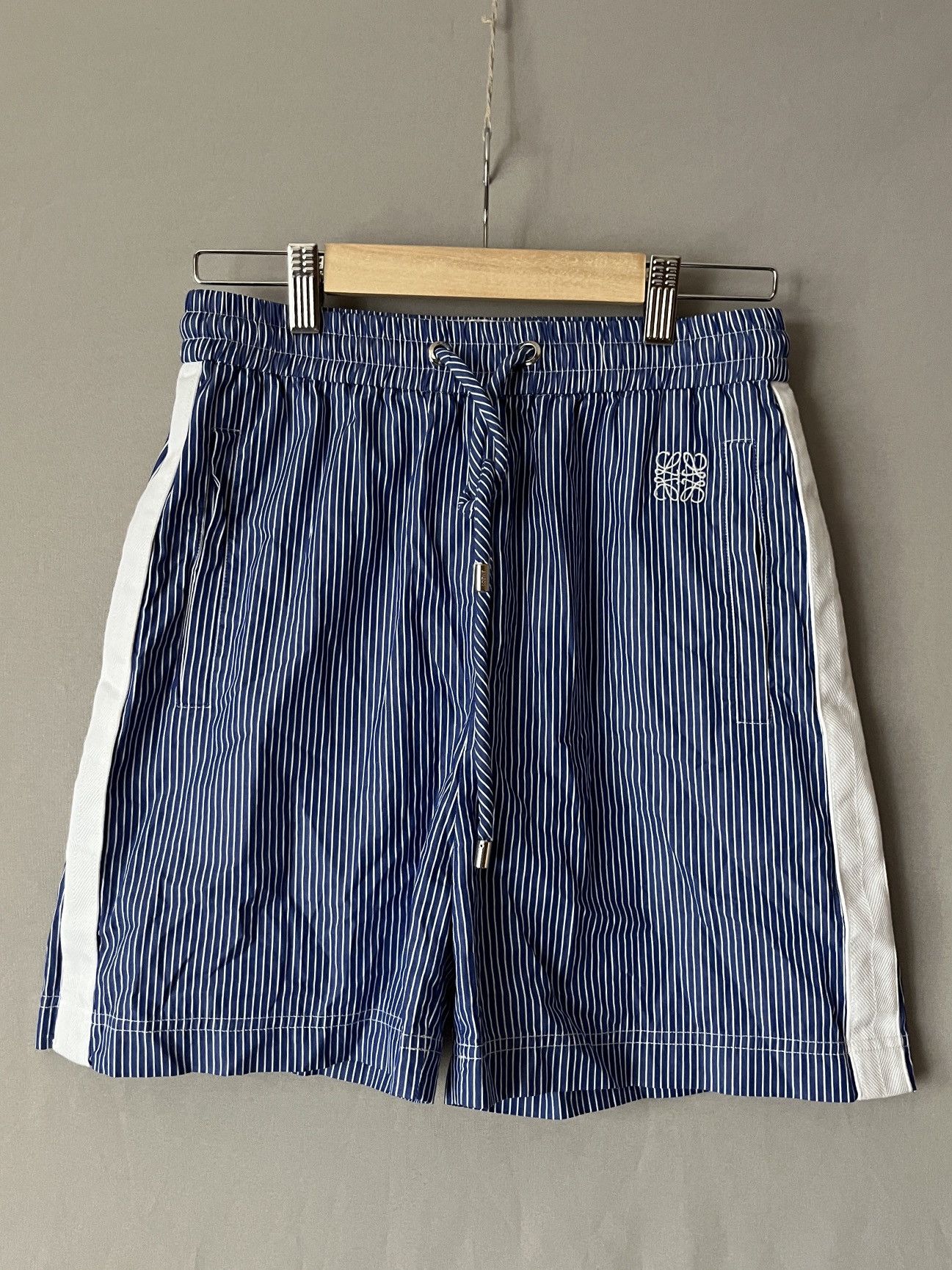 Loewe LOEWE Blue White Striped Shorts Size 25" / US 0 / IT 36 - 14 Thumbnail