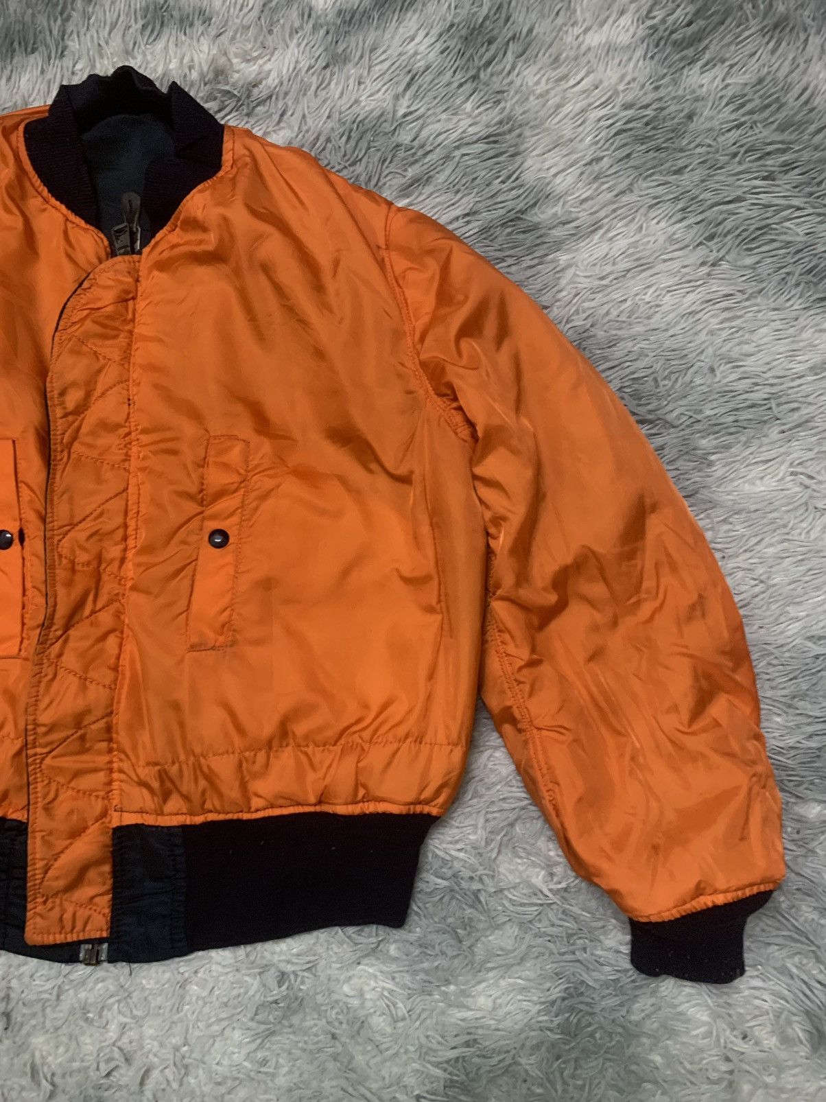 Alpha Industries × Vintage 90s ALPHA INDUSTRIES SUNFADED REVERSIBLE JACKET Size US L / EU 52-54 / 3 - 19 Thumbnail