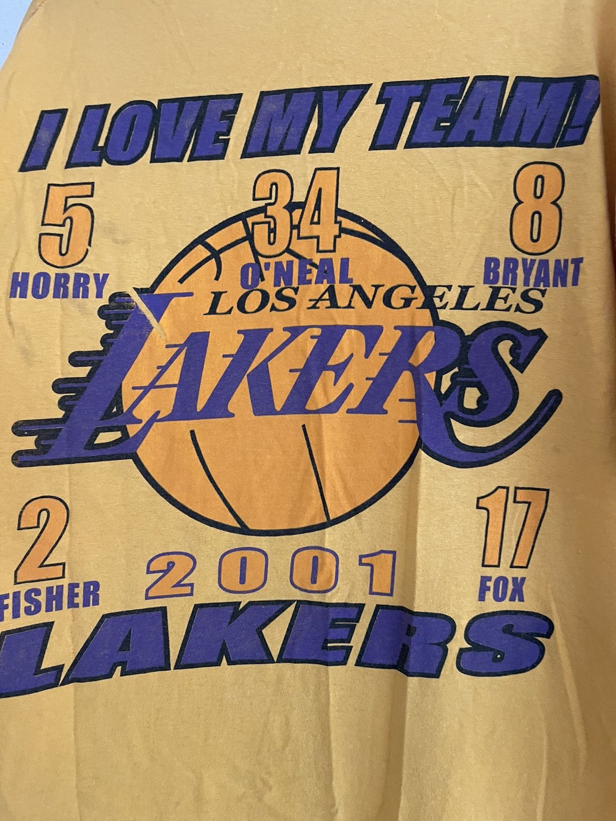 NBA Vintage 2001 Los Angeles Lakers Back 2 Back Champion Size US L / EU 52-54 / 3 - 4 Thumbnail