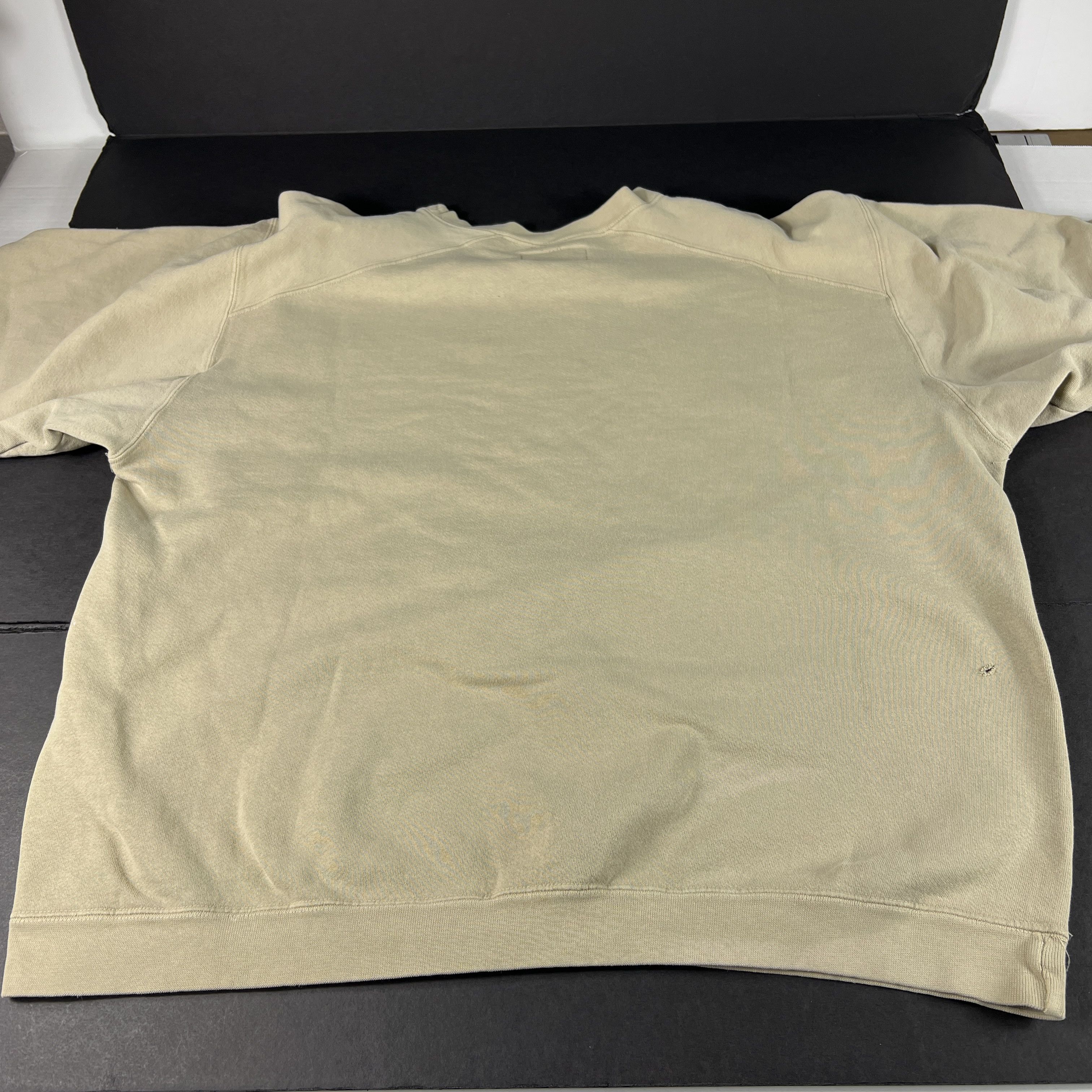 NFL × Vintage Y2K NFL St Louis Rams Football Sweatshirt Tan Faded Crewneck Size US XXL / EU 58 / 5 - 11 Thumbnail