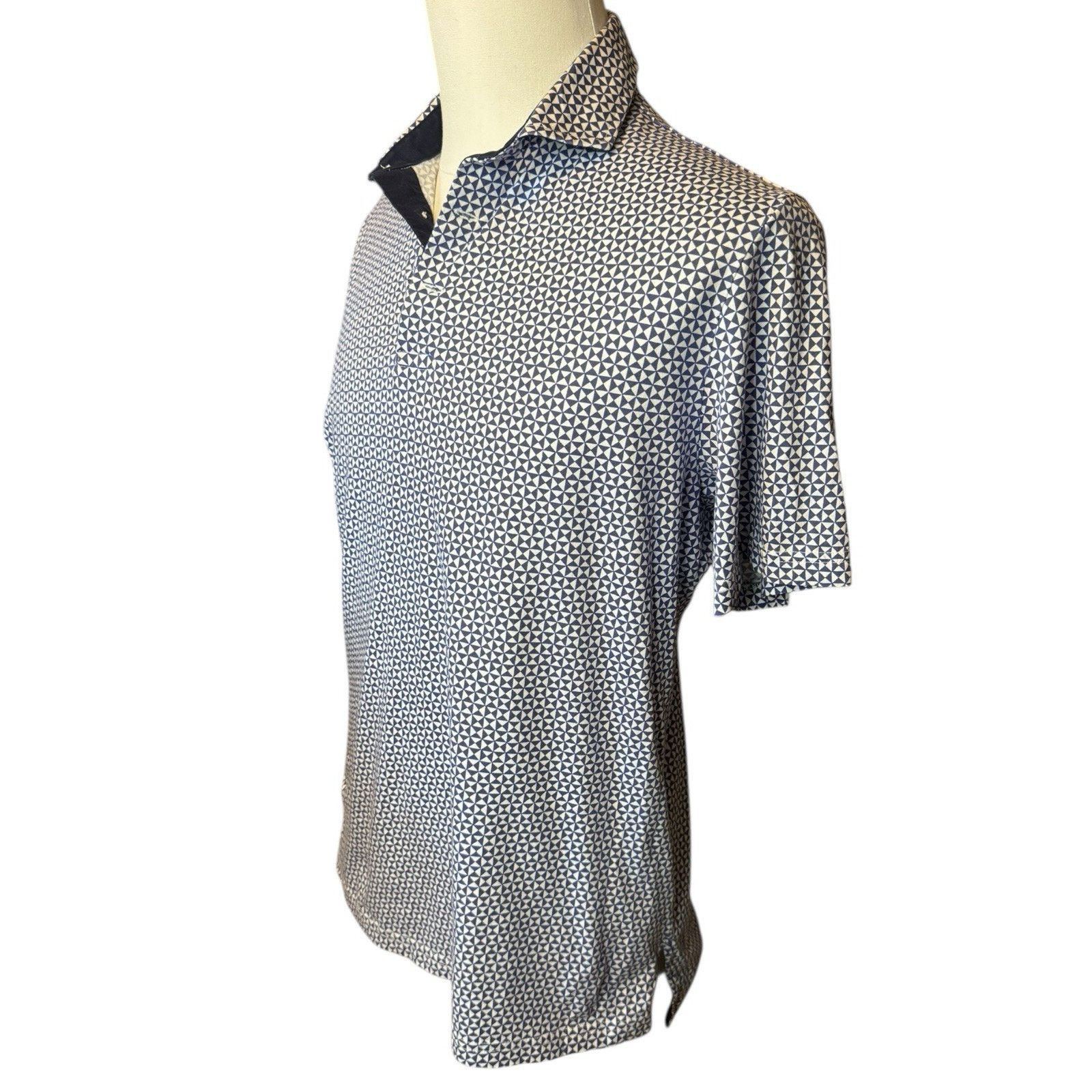 Polo Ralph Lauren Ralph Lauren Polo Golf Geometric Soft Sport Shirt Blue Size US M / EU 48-50 / 2 - 4 Thumbnail