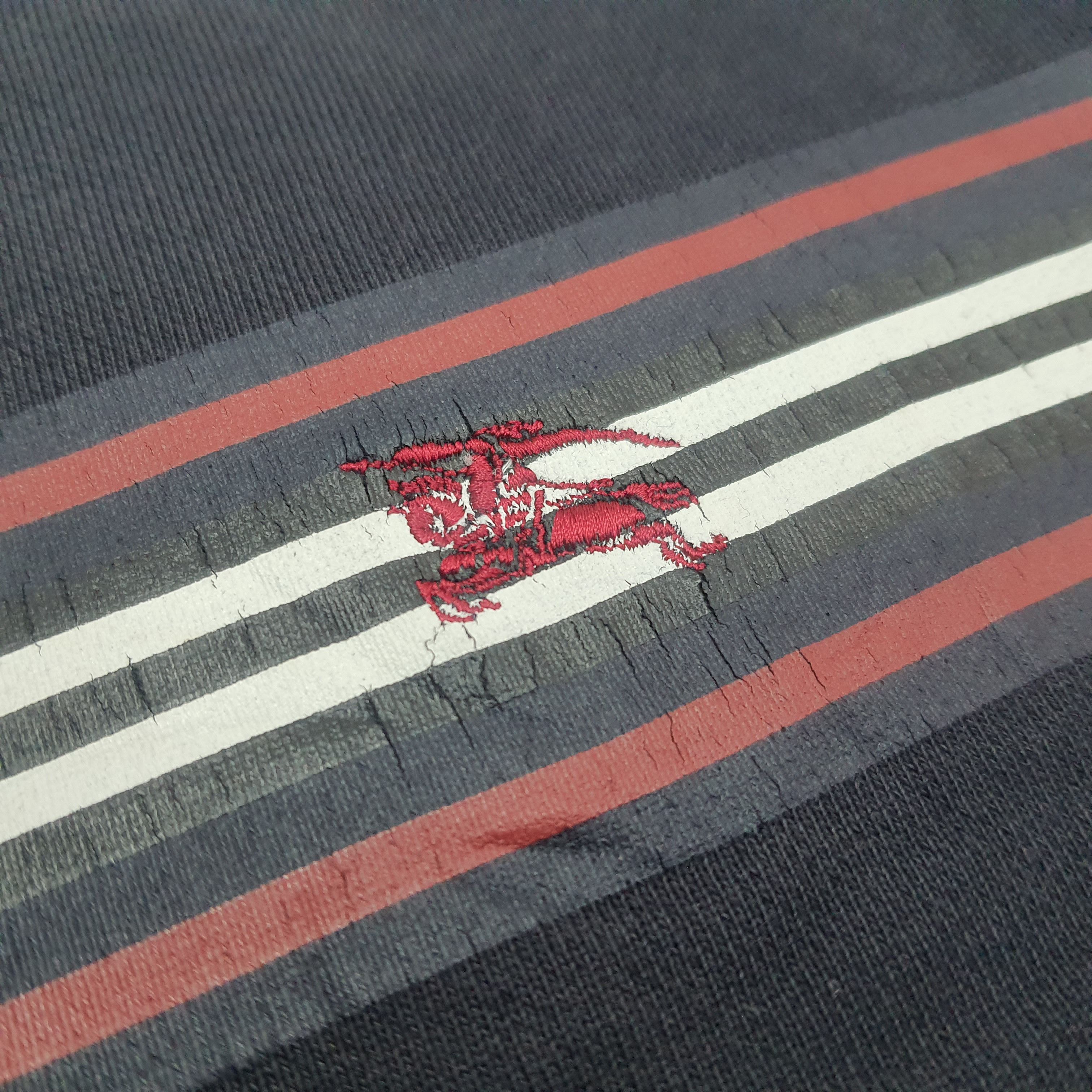 Burberry Vintage Burberry London Blue Label Striped Sweatshirt Size US M / EU 48-50 / 2 - 3 Thumbnail