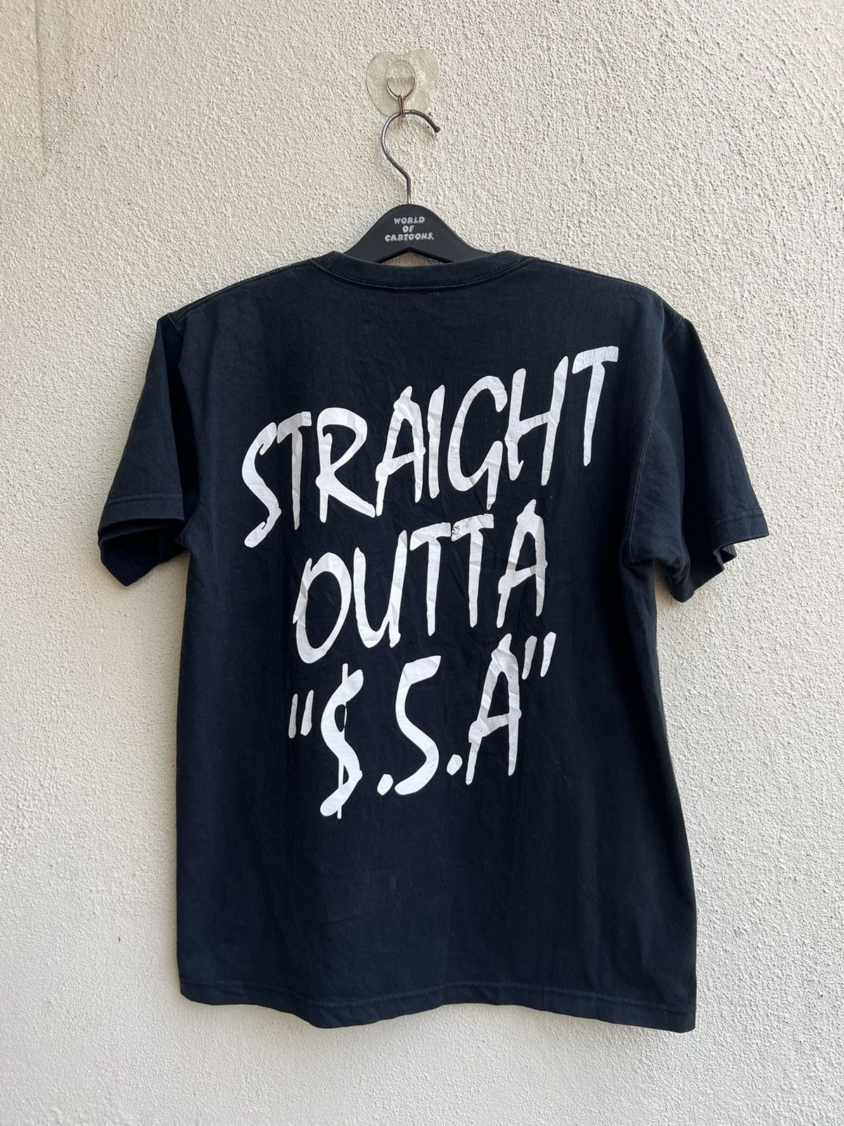 Japanese Brand Dreamteam Japan X N.W.A Fuck The Politics Fade Black tee Size US M / EU 48-50 / 2 - 16 Thumbnail