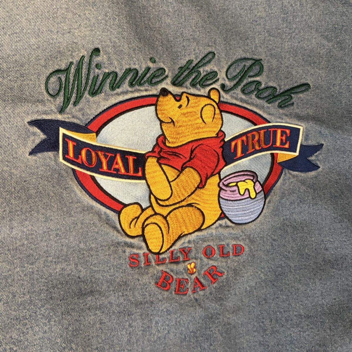 Disney Vintage Winnie the Pooh Varsity Jacket – Rare 90s Disney Size US L / EU 52-54 / 3 - 2 Thumbnail