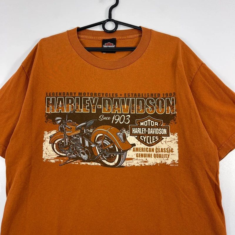 Harley Davidson Harley Davidson Boston T Shirt Big Logo USA Sz L Size US L / EU 52-54 / 3 - 8 Thumbnail
