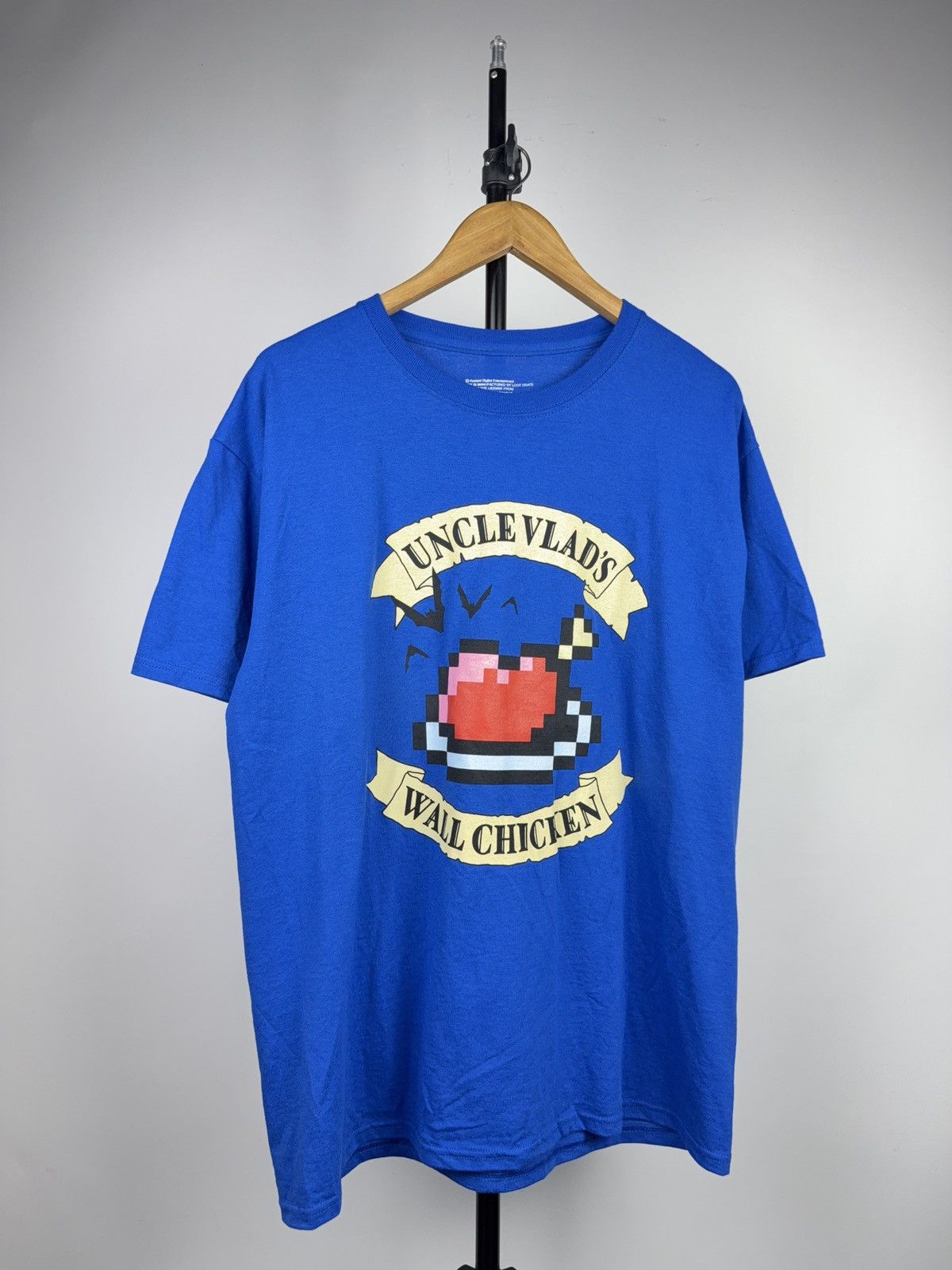 Nintendo Retro 00s Loot Gaming Castlevania Wall Chicken Pixel Tee L Size US L / EU 52-54 / 3 - 1 Thumbnail