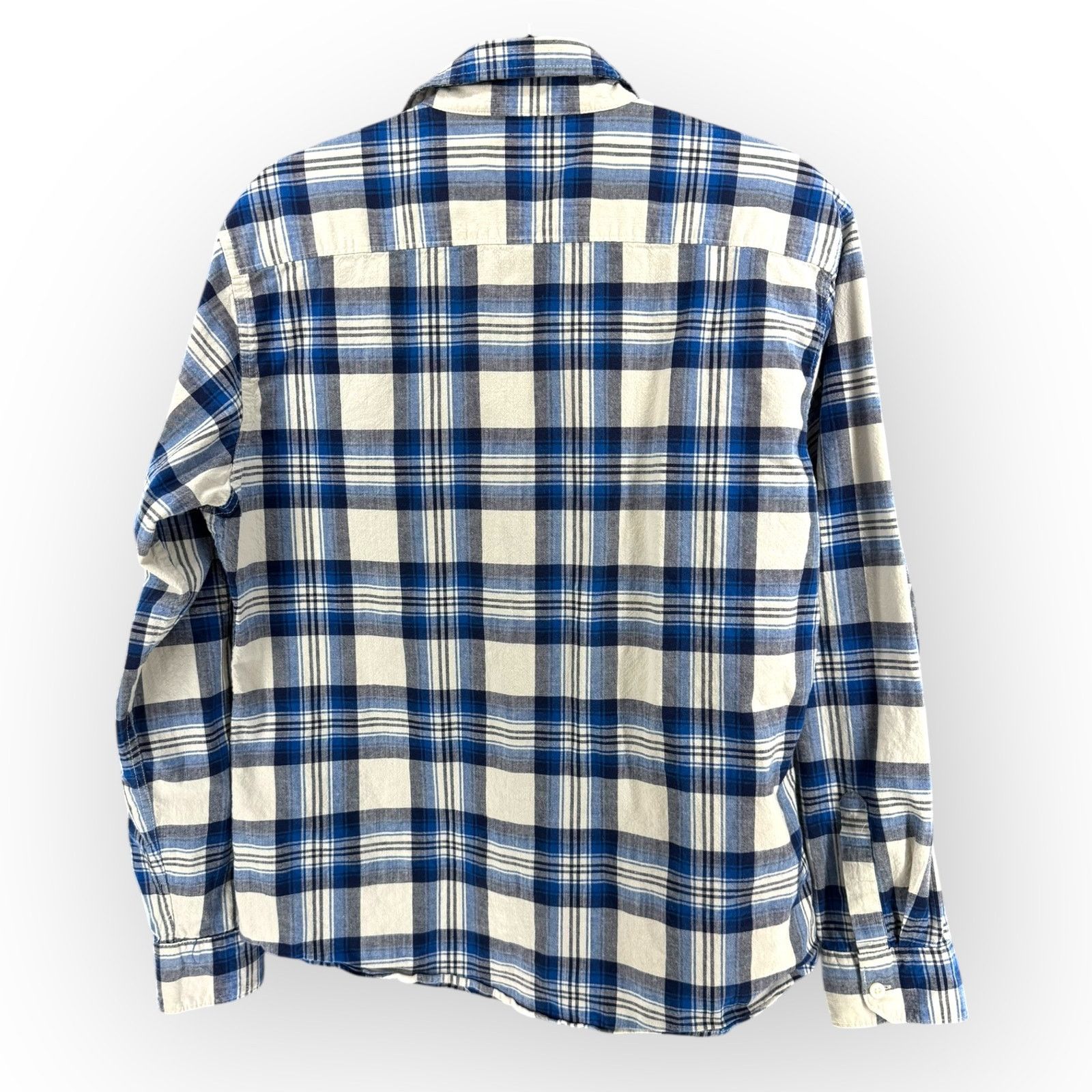 Wrangler Wrangler Flex Comfort Blue Plaid Button Down Shirt Men Large Size US L / EU 52-54 / 3 - 3 Thumbnail