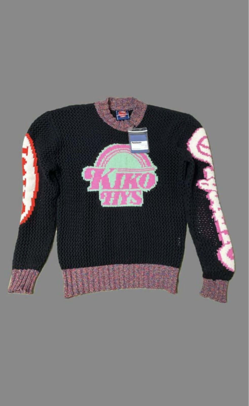 Kiko Kostadinov Kiko Kostadinov Futur Printed Knit Sweater in Ecru 